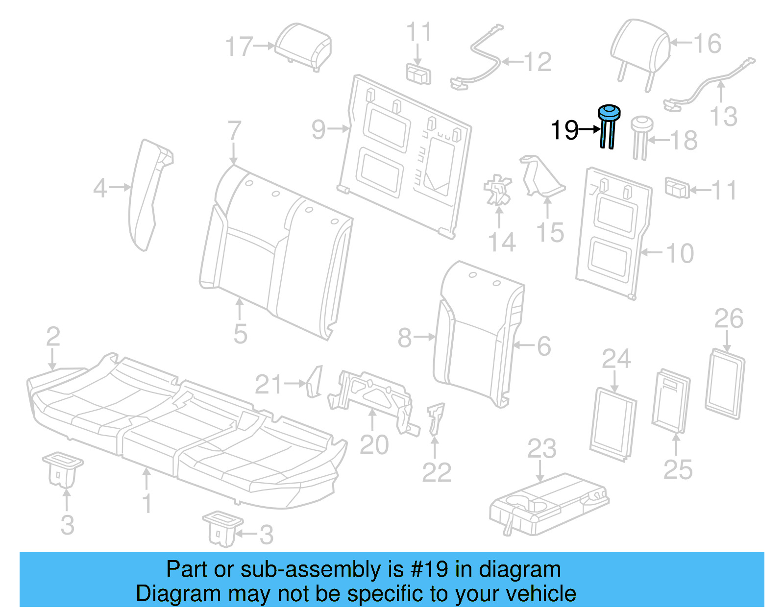 Headrest Guide 5C6-886-920-C-95T - View 13