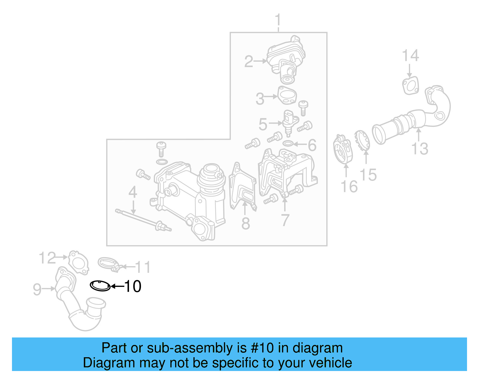 Connector Pipe Seal 059-131-547-R - View 8