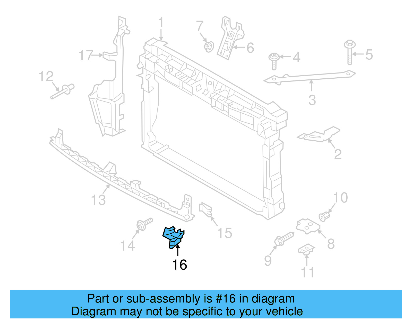 Damper 5G0-121-746 - View 5