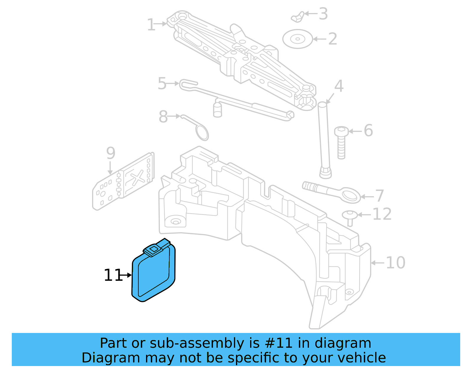 Tool Compartment Strap 3QF-867-749 - View 5