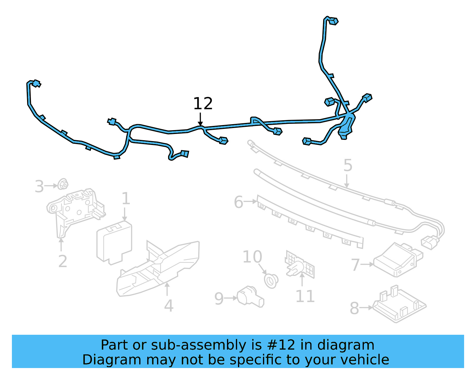Harness 3G8-971-104-A - View 9