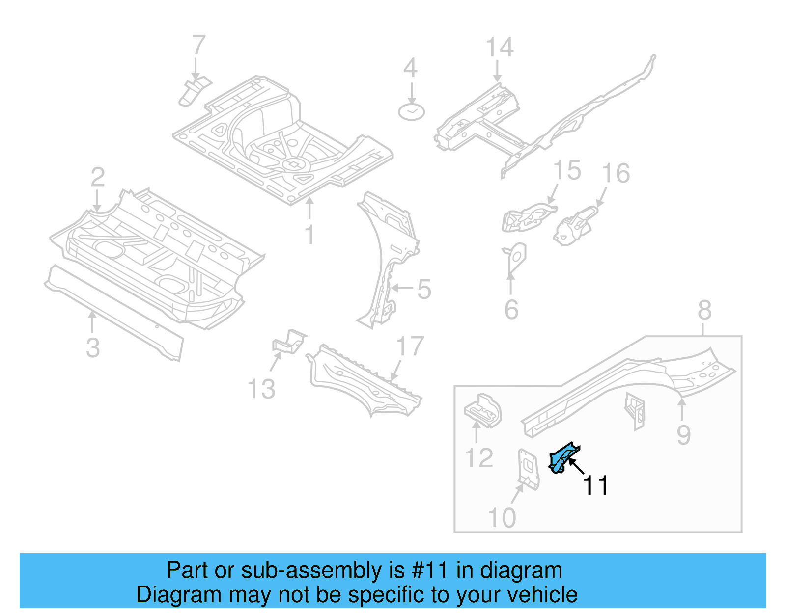 Reinforced Plate 1K5-803-612 - View 22