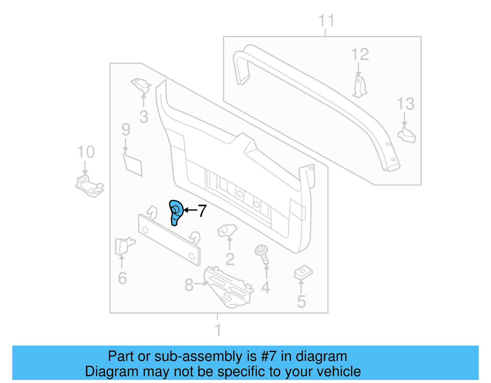 Latch 3C9-867-468-9B9 - View 4