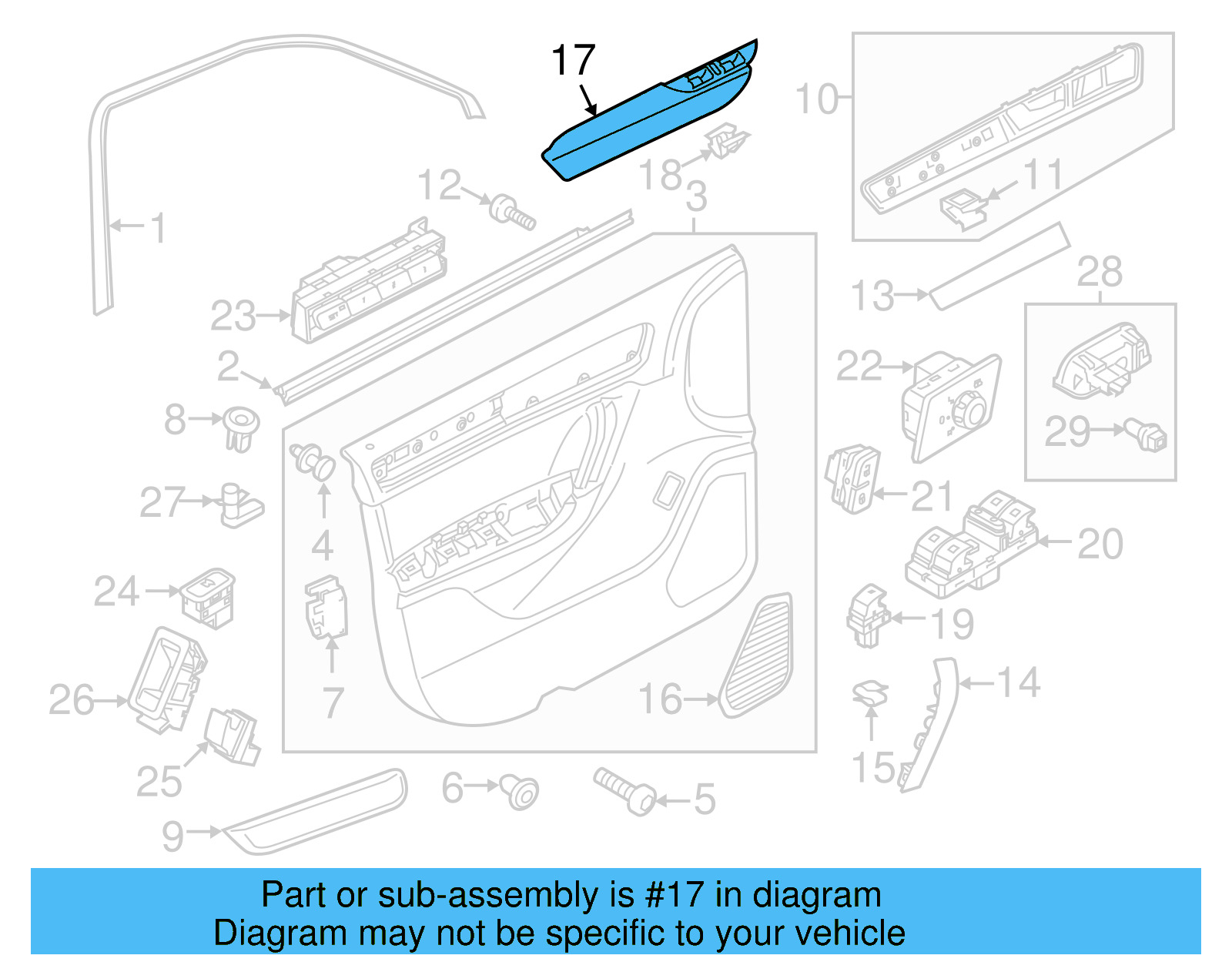 Armrest 7P1-868-170-A-86W - View 2