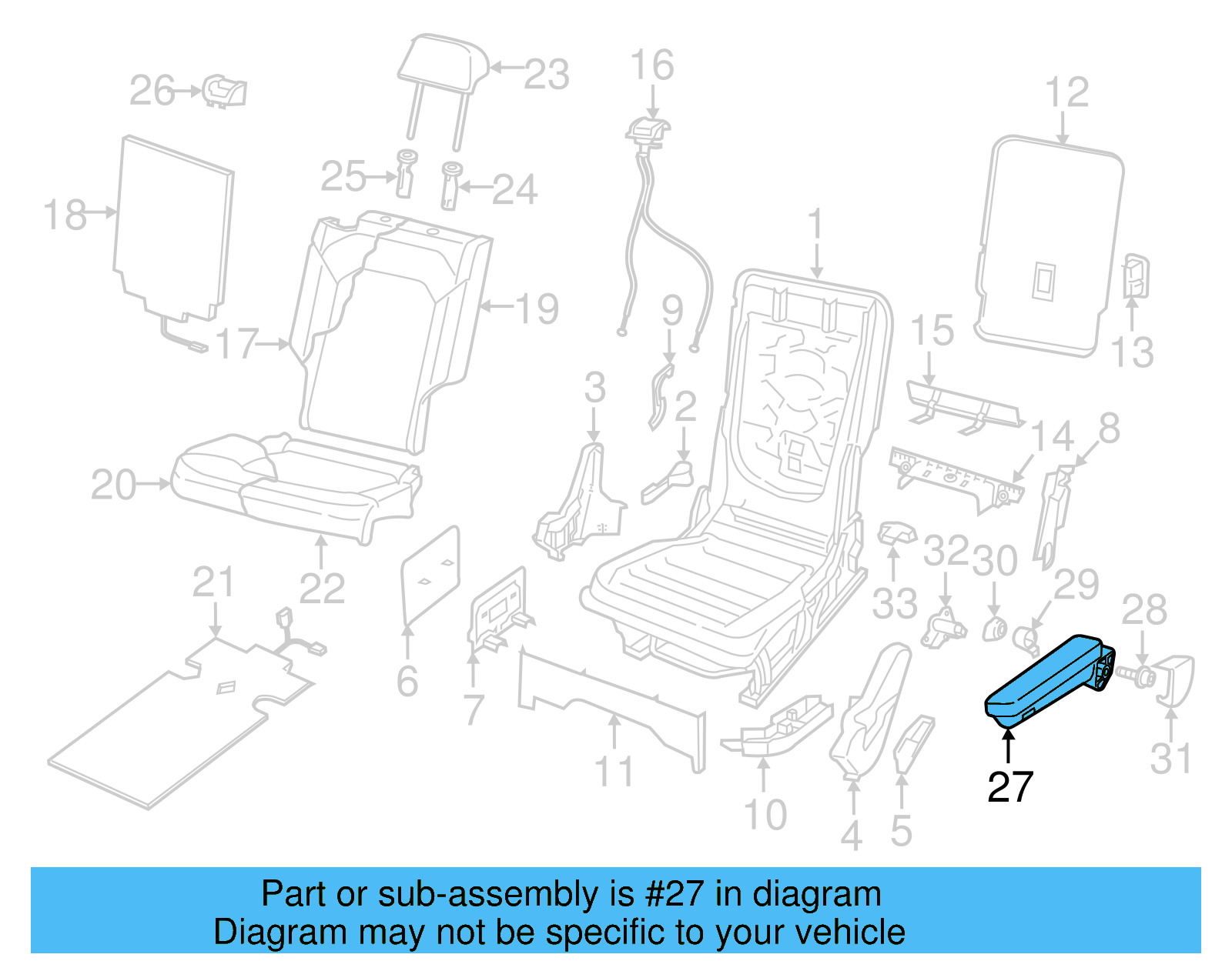 Armrest 3CN-885-279-C-TMI - View 6