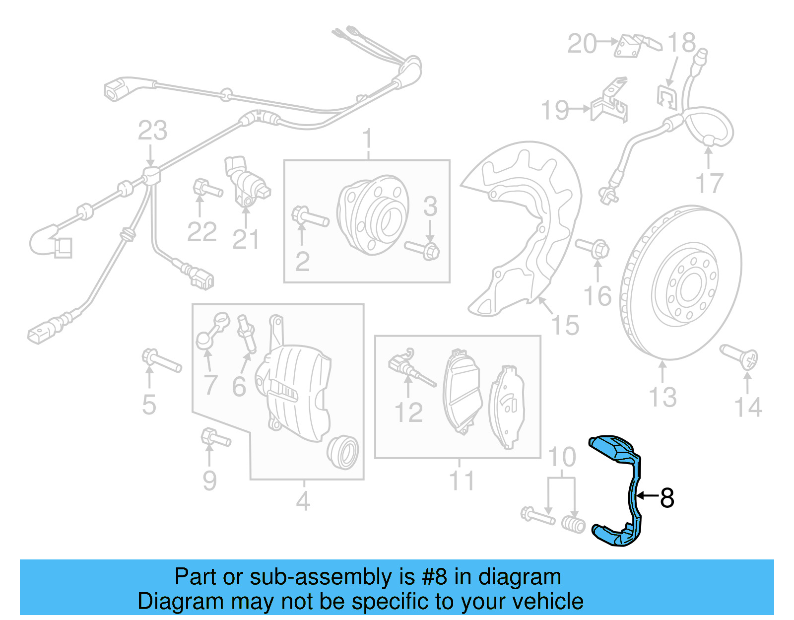 Caliper Mount 5Q0-615-125-A - View 10