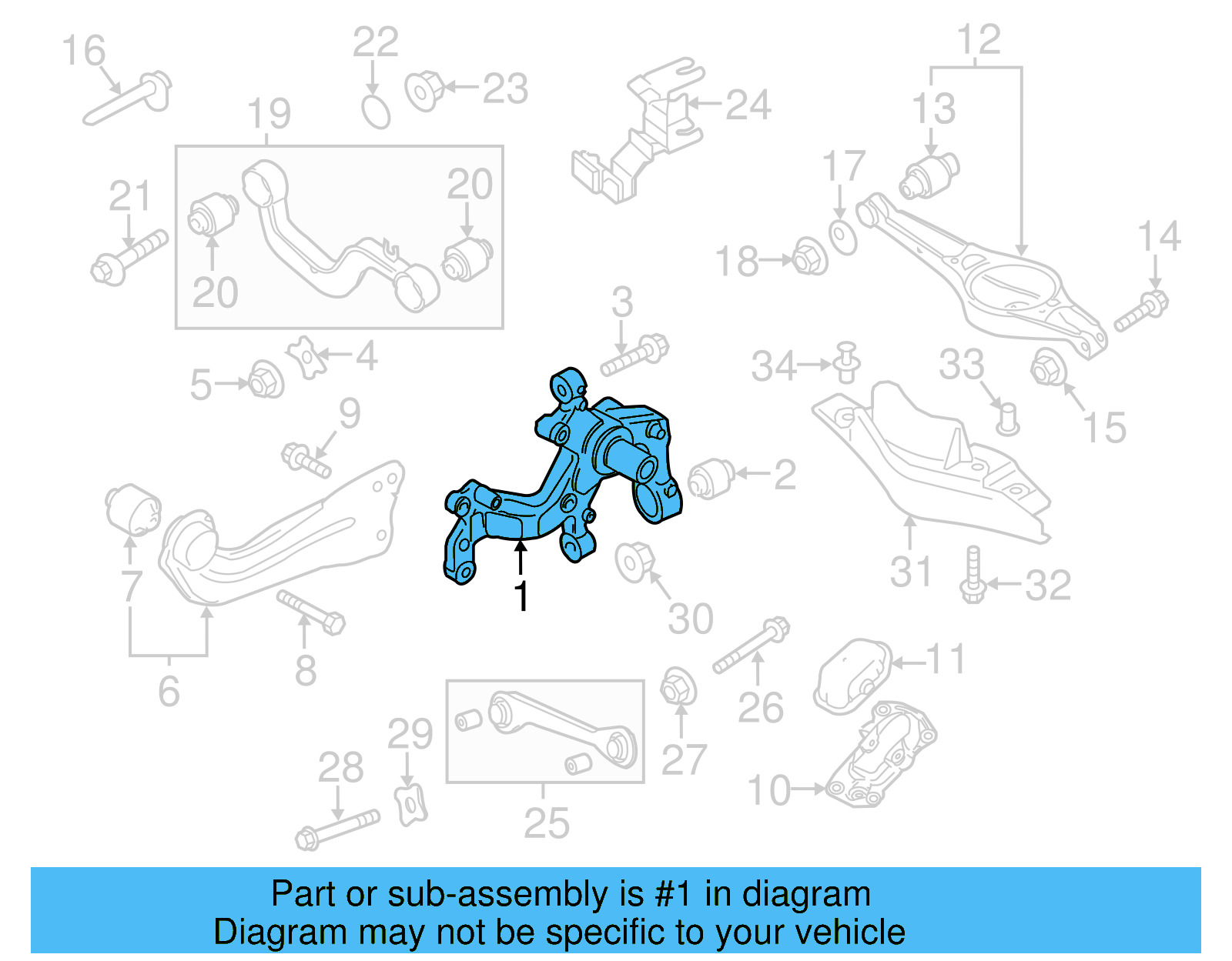 Knuckle 5C0-505-435-B - View 13