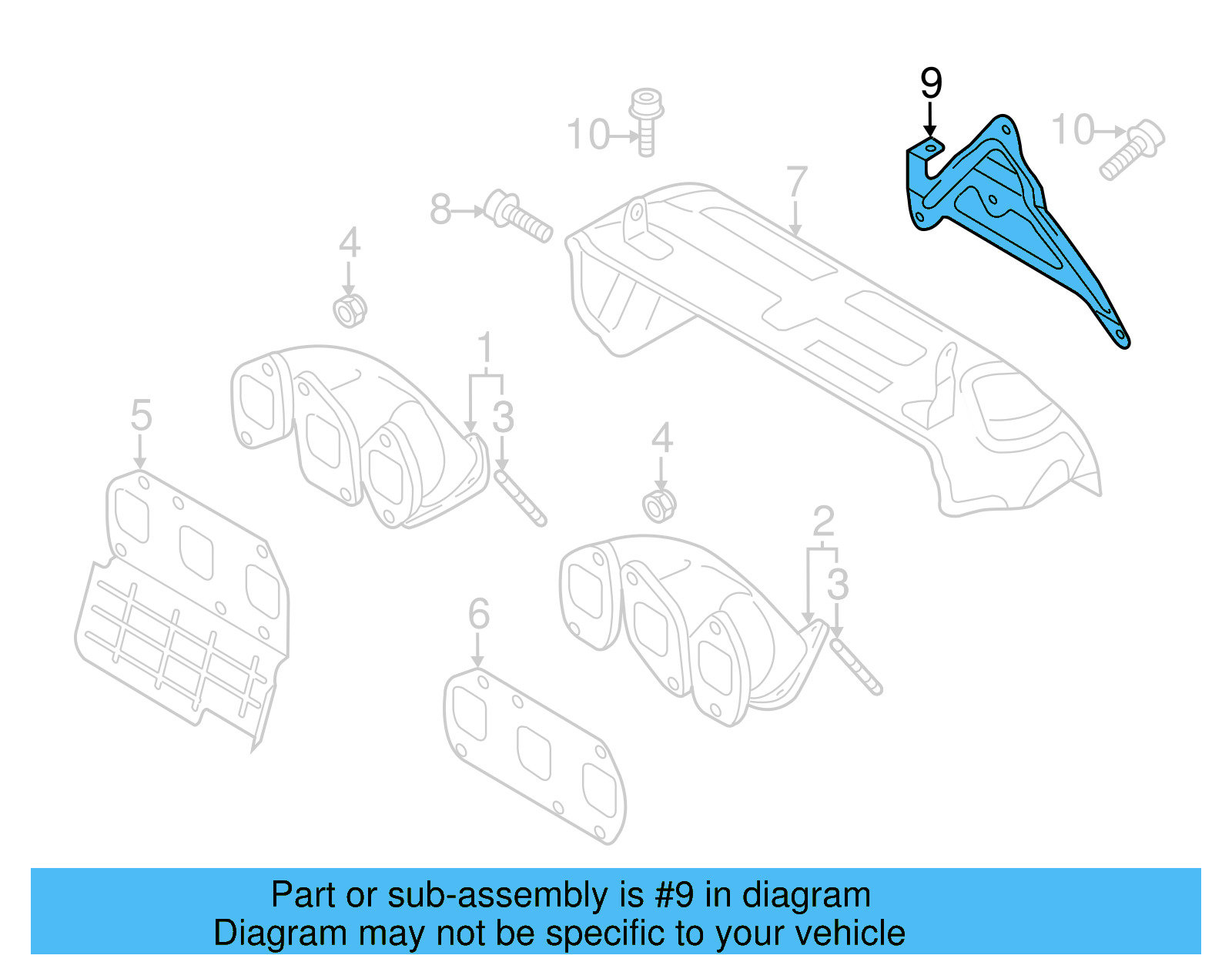 Bracket 03H-253-049-D - View 3