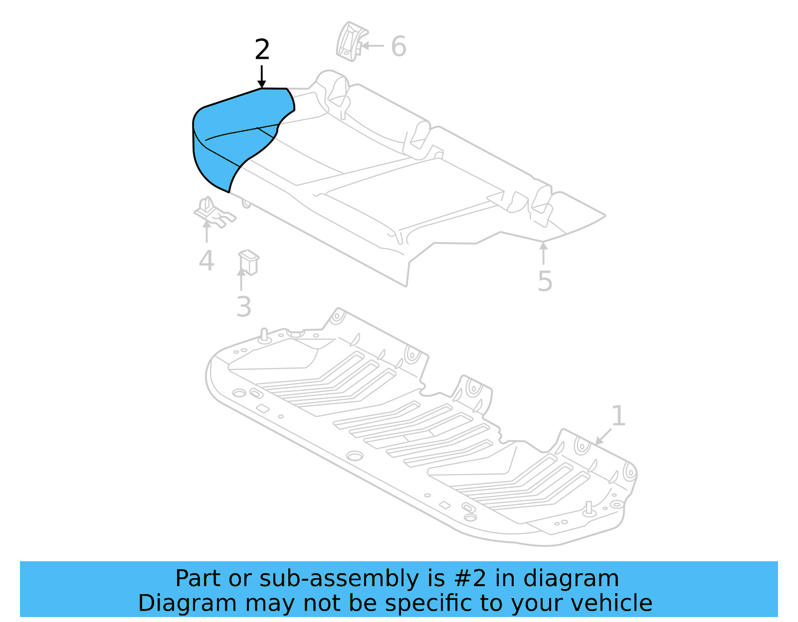 Seat Cushion Pad 11K-885-175 - View 4