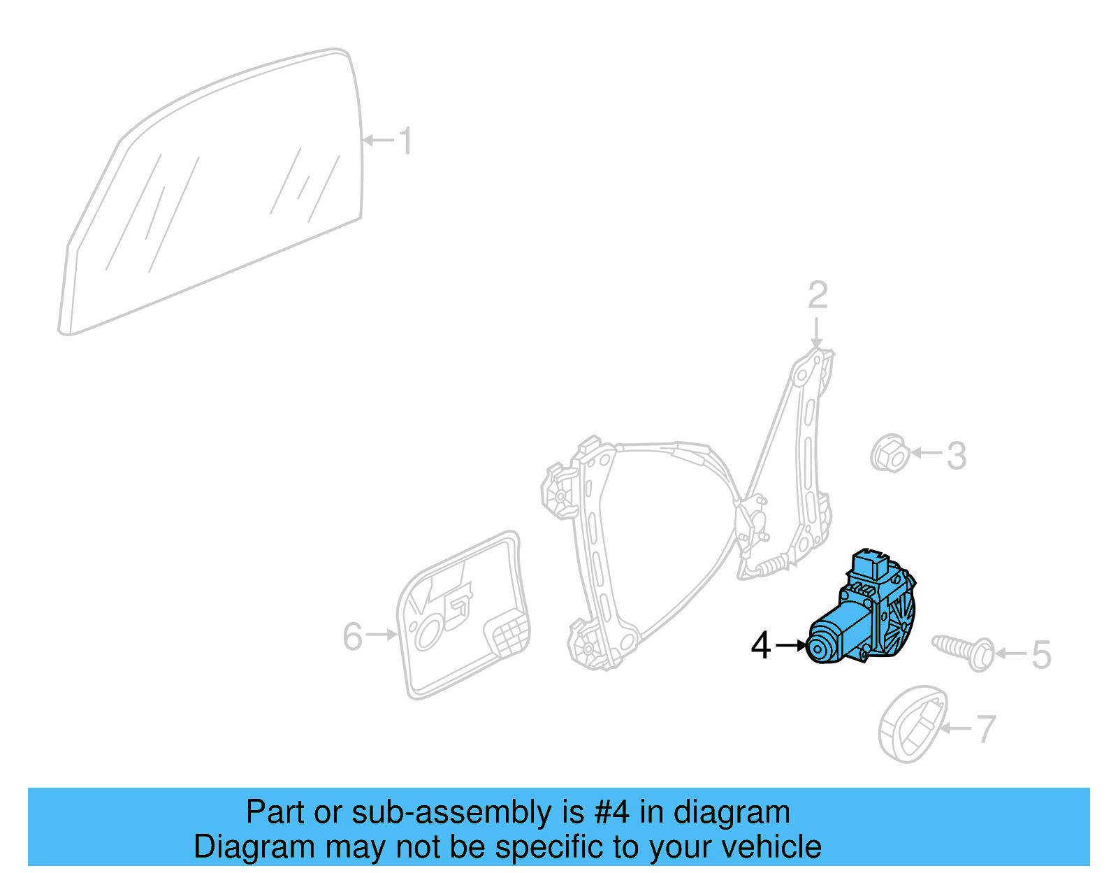 Window Motor 5C5959801RZ02 - View 4