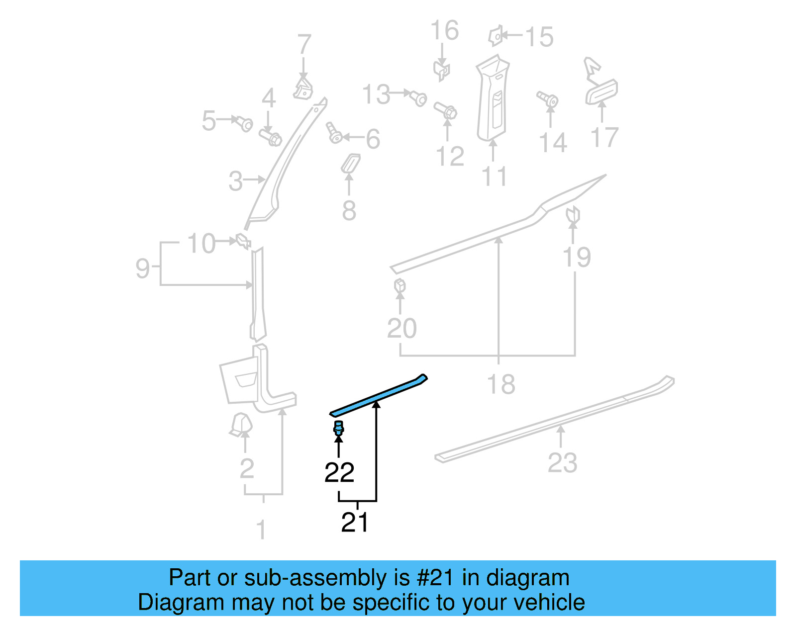 Sill Plate 1K3-853-538-C-9B9 - View 5