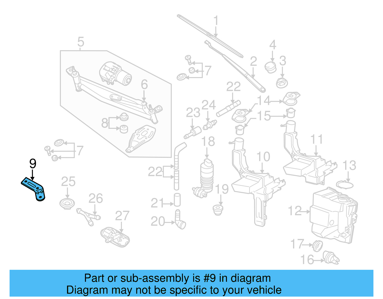 Holder 3C1-955-633-A - View 8