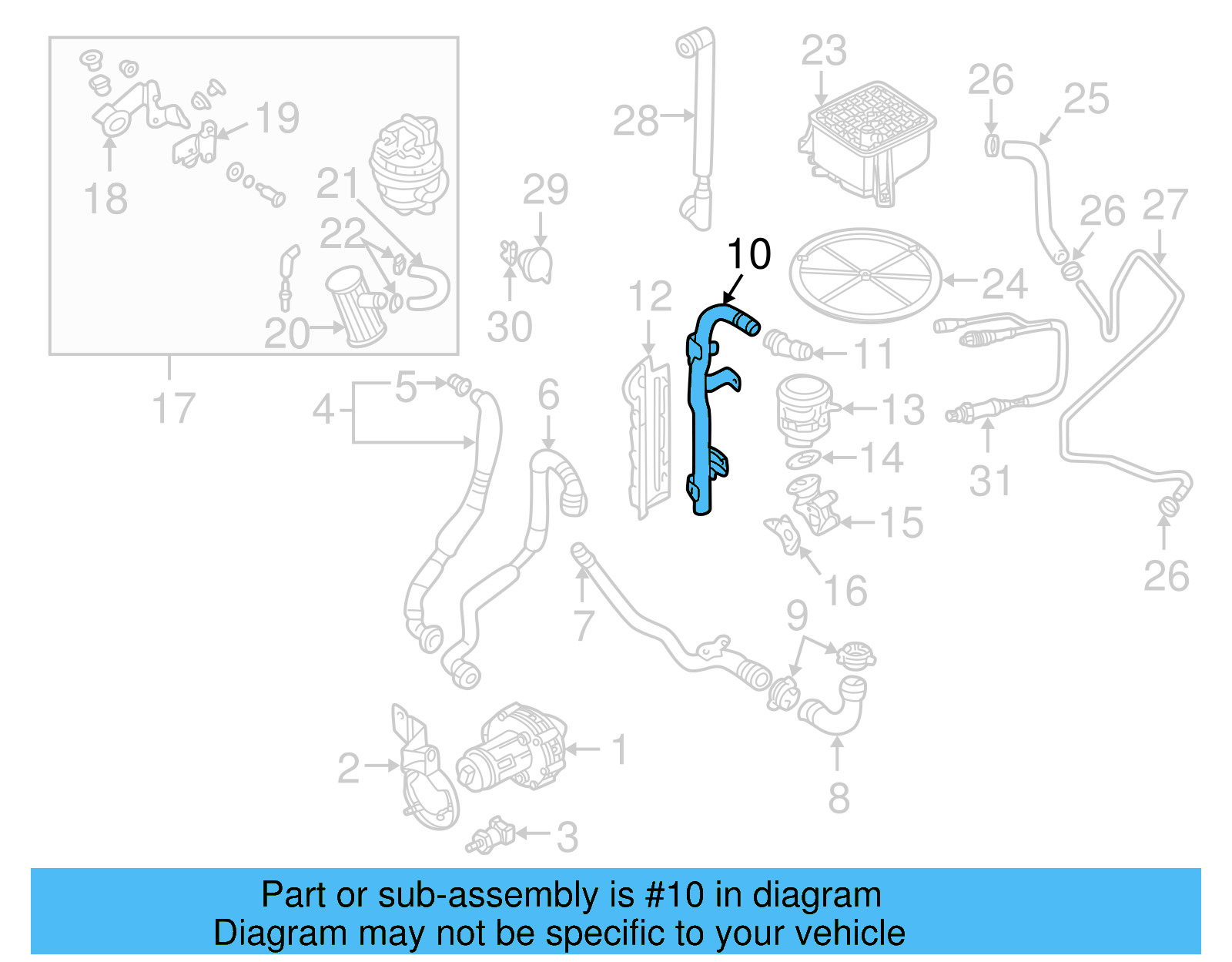 Connector Tube 06B-133-607-B - View 14