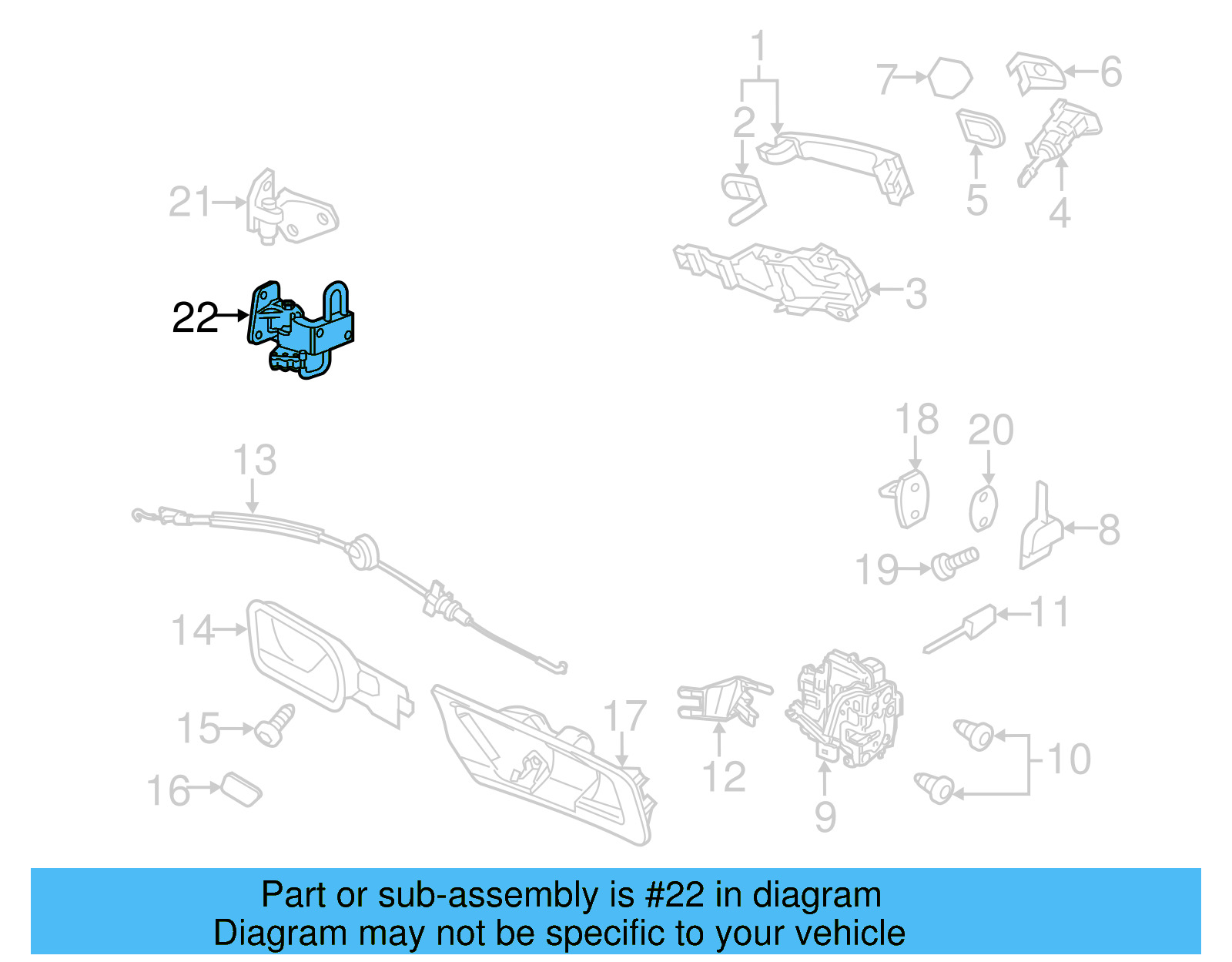 Lower Hinge 1Q0-831-412-A - View 4
