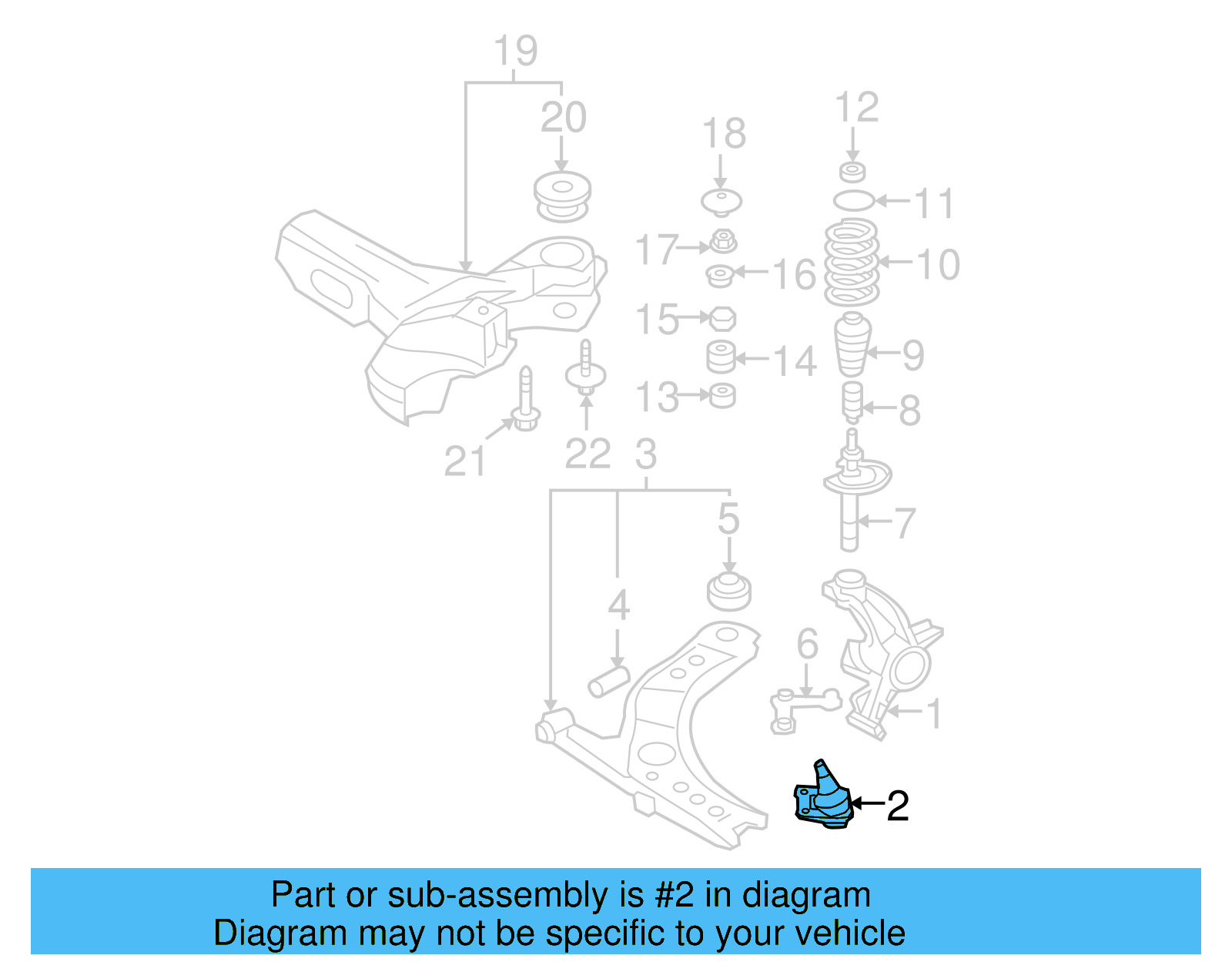 Ball Joint 1J0-407-366-J - View 9