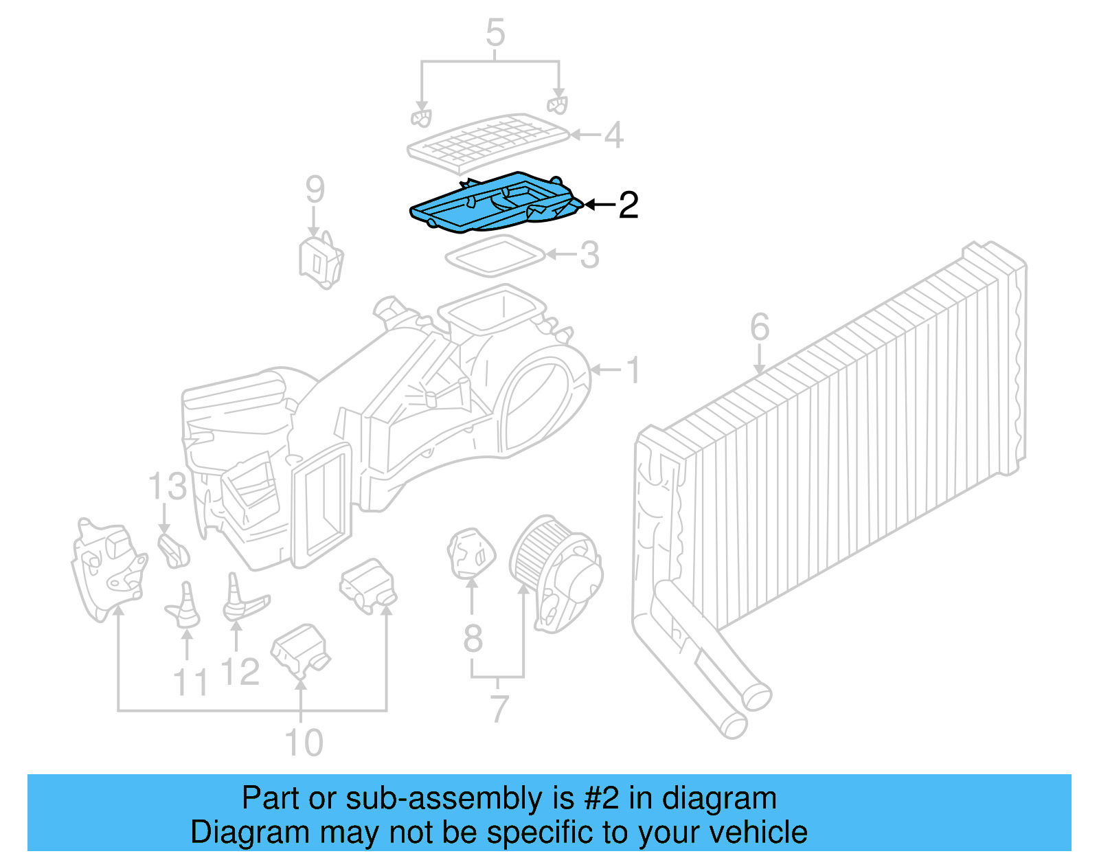 Filter Housing Seal 8D0-819-441-E - View 13