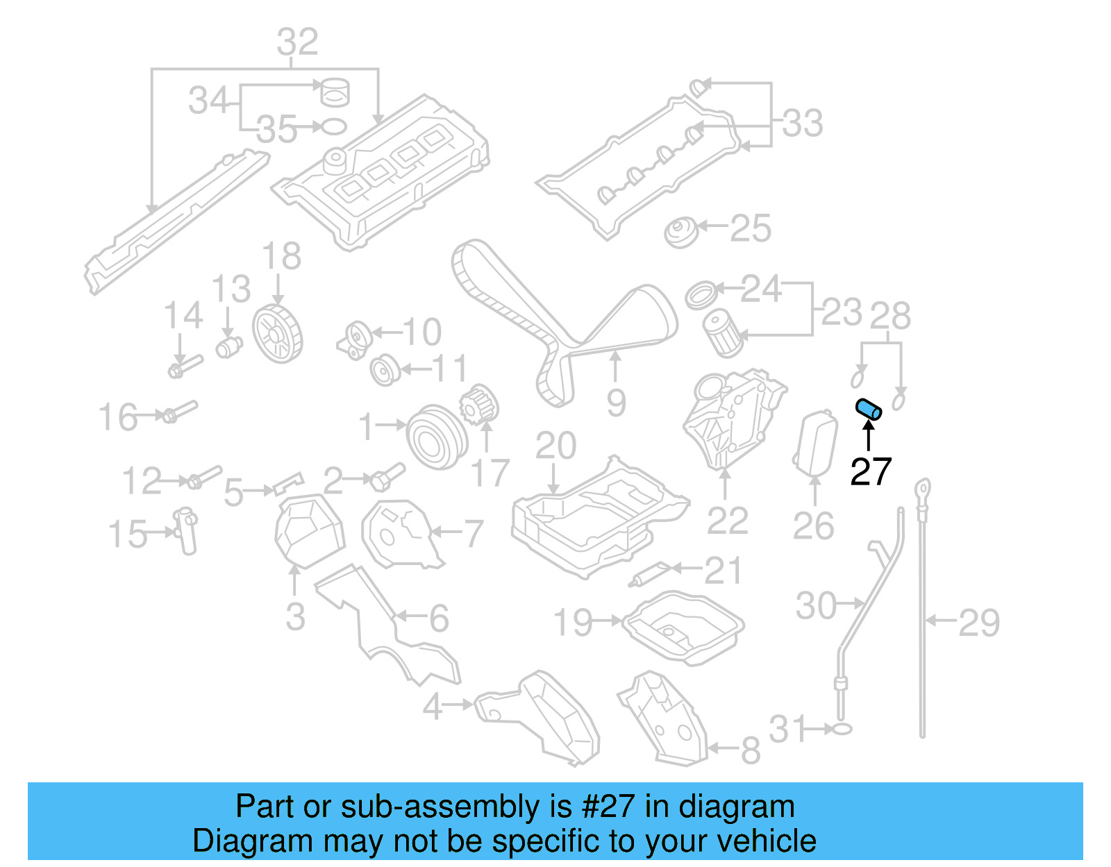 Water Pipe 077-117-411-A - View 7
