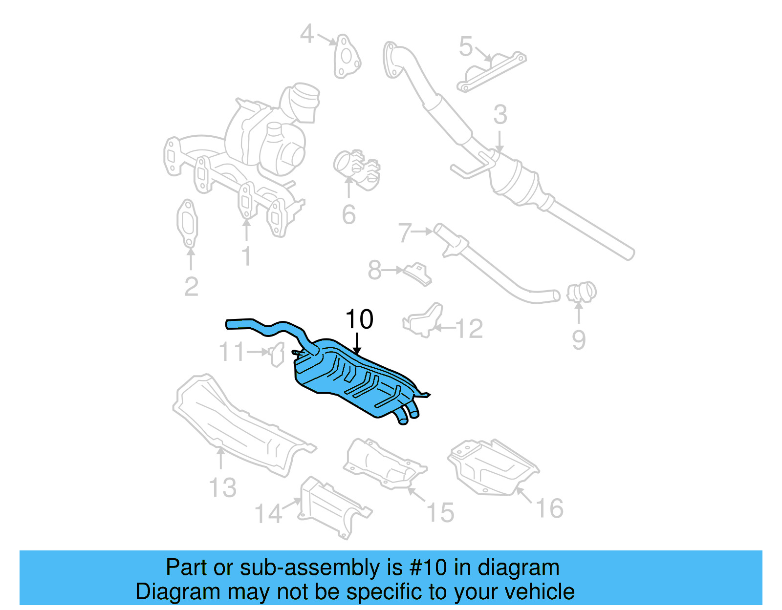 Muffler 1J6-253-609-BN - View 7