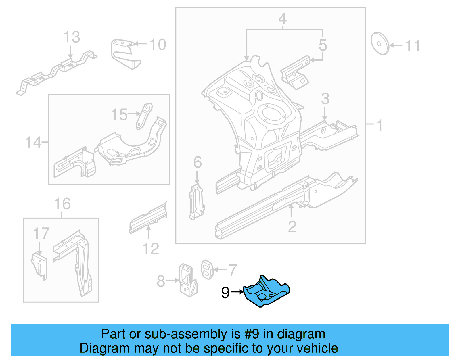 Rail Mount Bracket 7L0-804-787 - View 8