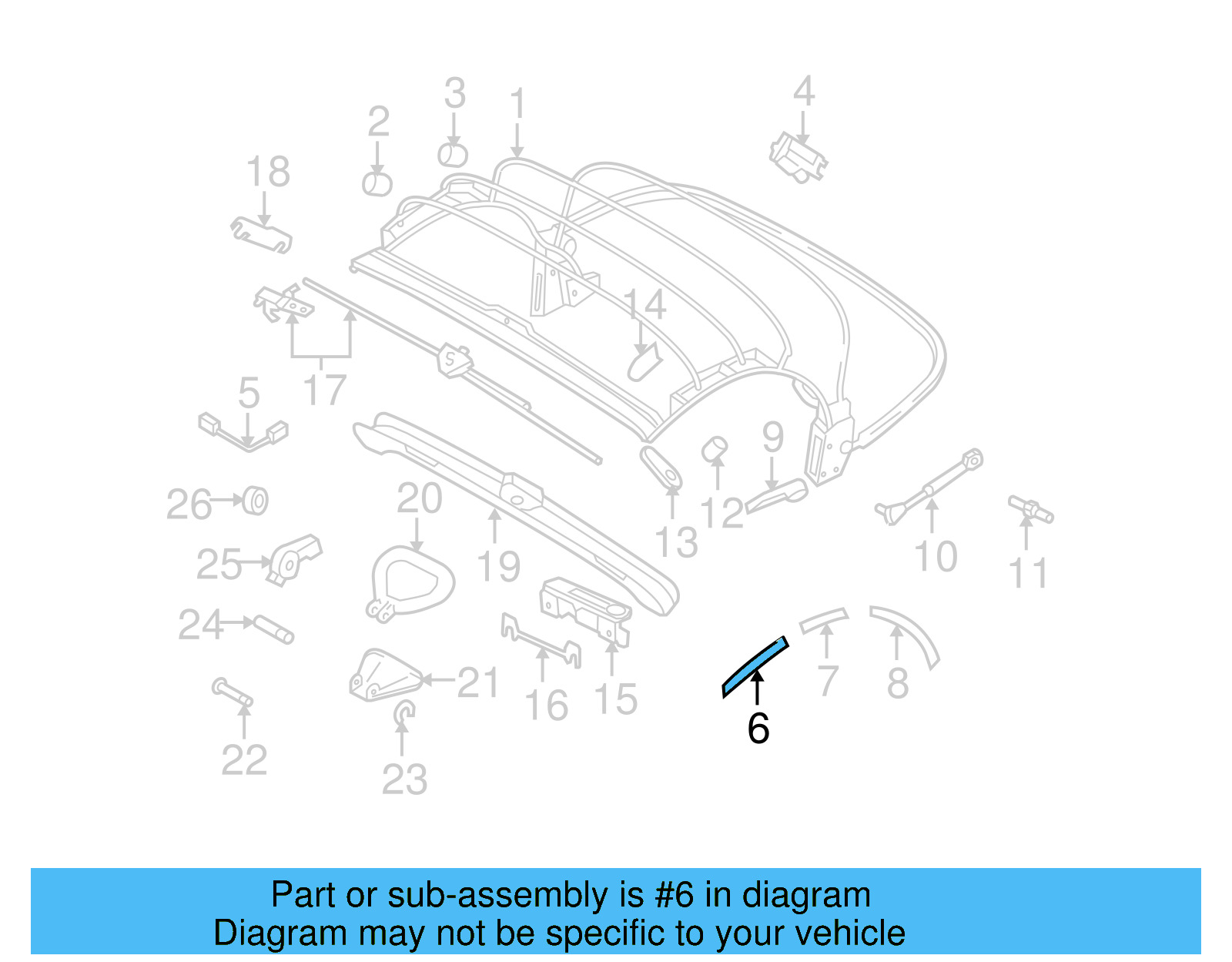 Side Seal 1Y0-871-358-A - View 3