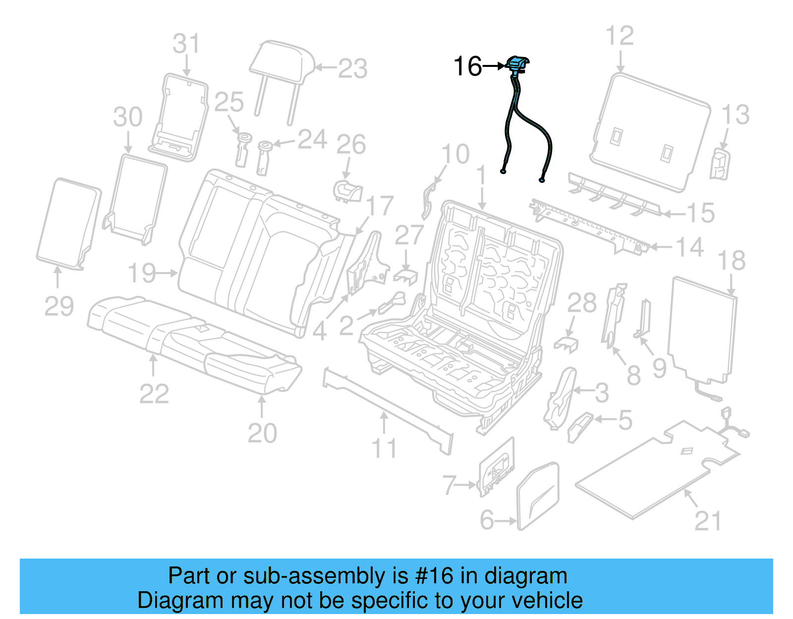 Release Handle 3CN-885-651-H-ZA2 - View 7