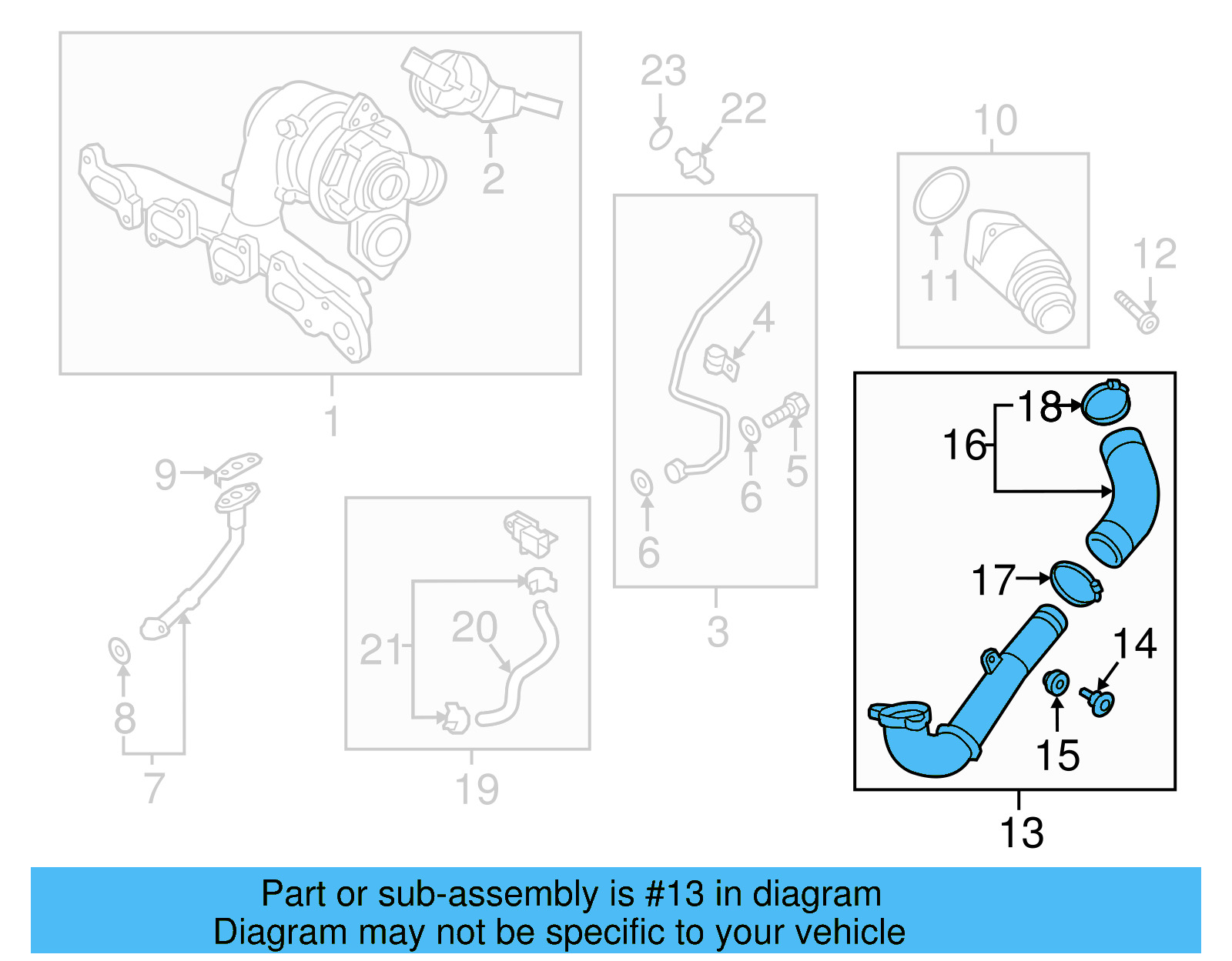 Hose & Tube Assembly 04L-145-762-CC - View 20