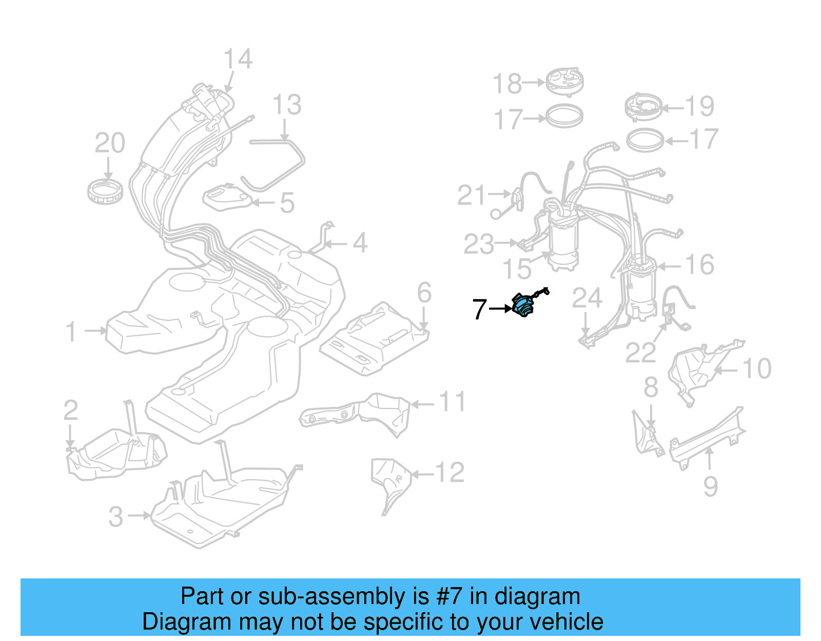 Fuel Cap 7L6-201-550-G - View 4