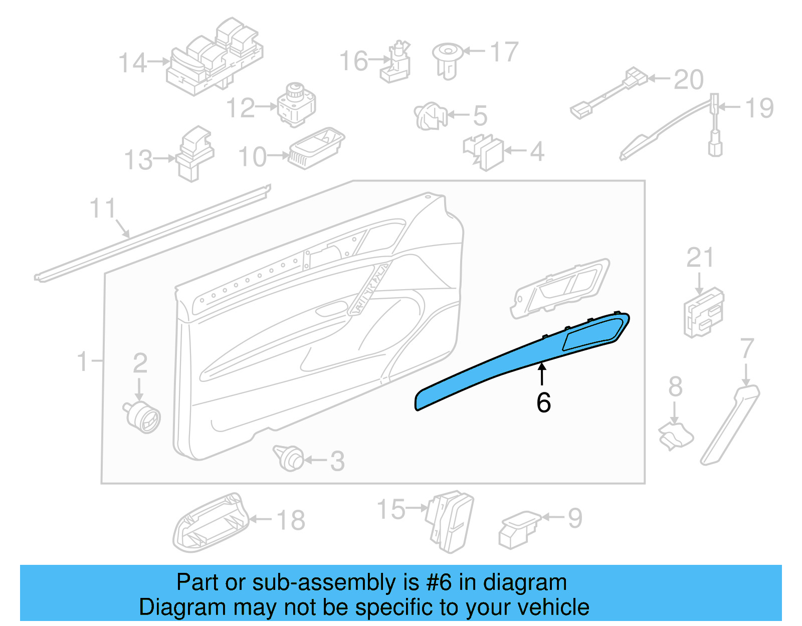 Trim Molding 5G4-858-065-B-CSJ - View 8