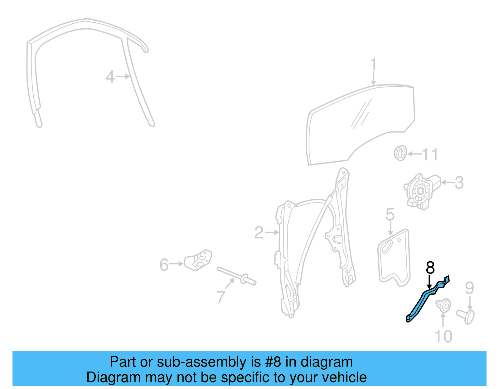 Window Motor Bracket 5C7-867-891 - View 4