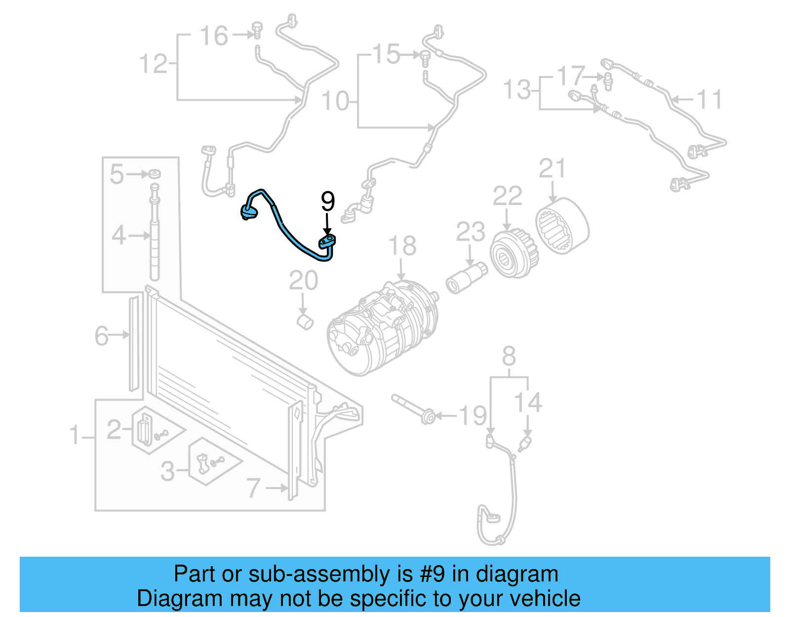 Suction Hose 7L6-820-744-BG - View 9