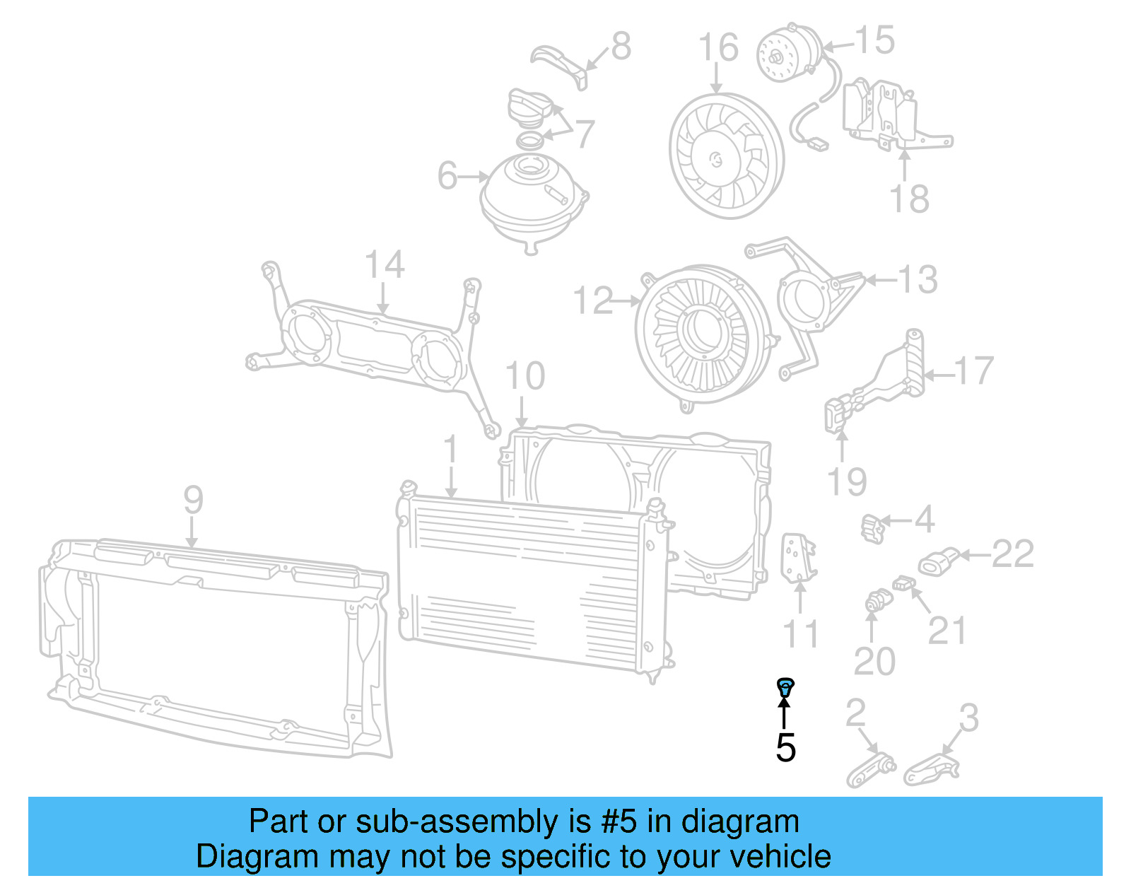 Radiator Grommet 701-121-276-D - View 6