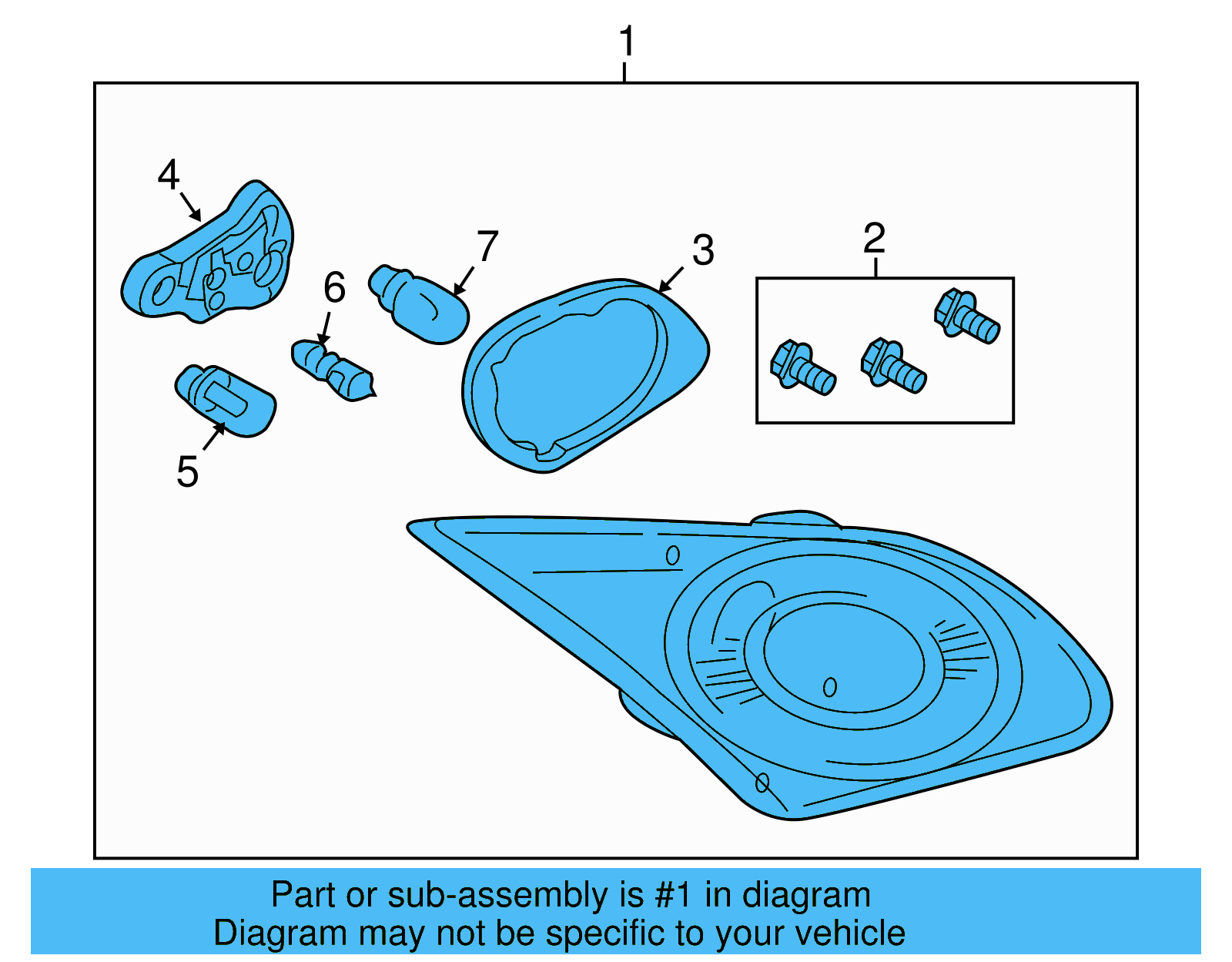 Tail Lamp Assembly 3C8-945-094-F - View 2