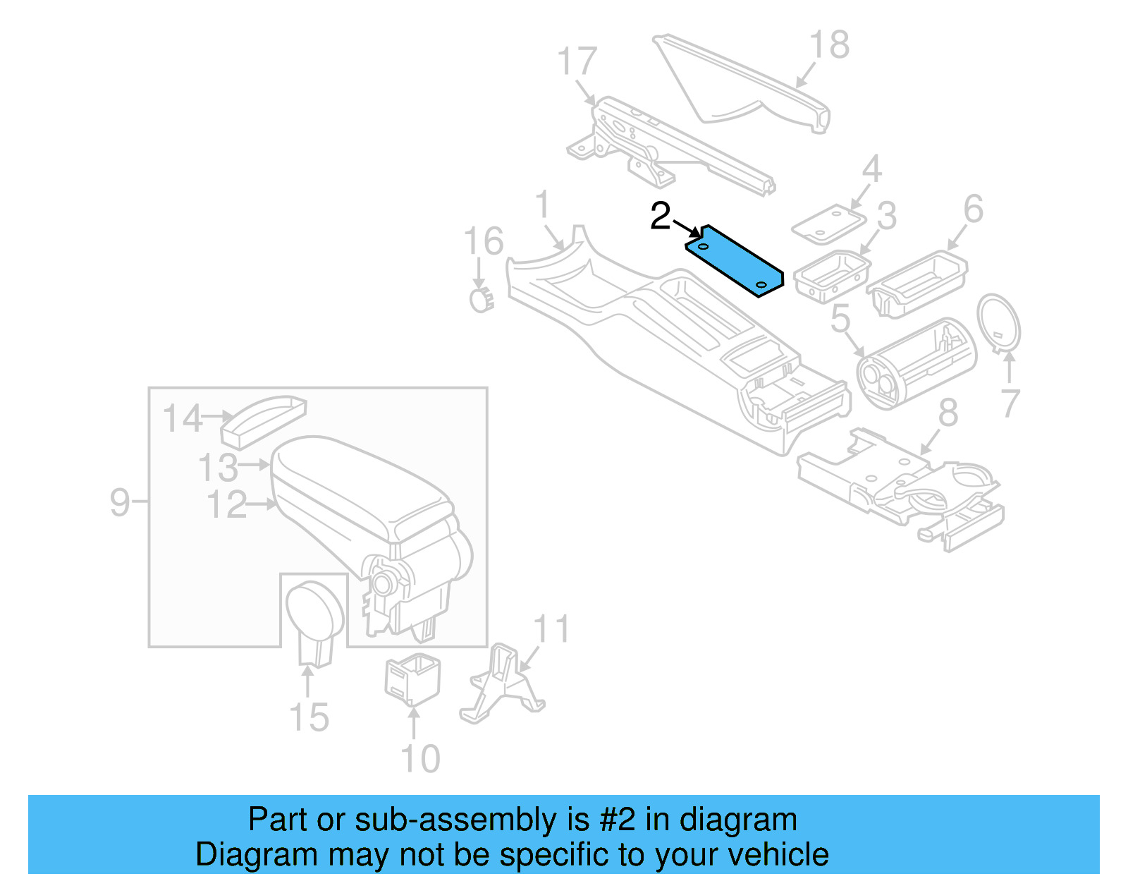 Console Mat 1J0-863-328-B-B41 - View 11