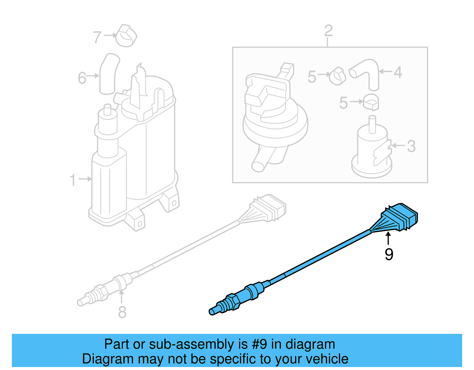 Oxygen Sensor 1K0-998-262-S - View 29