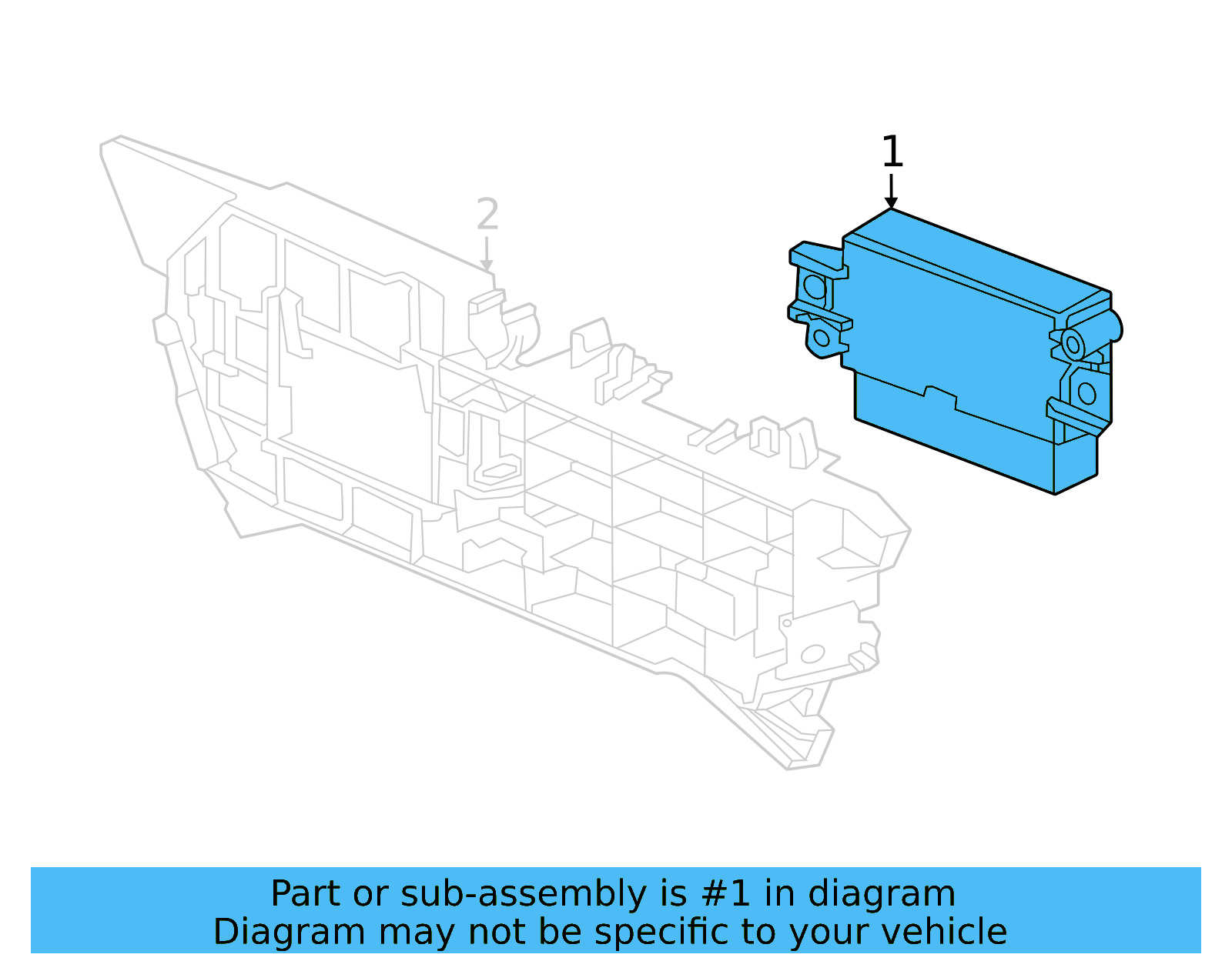 Control Module 7N0-919-475-F - View 4