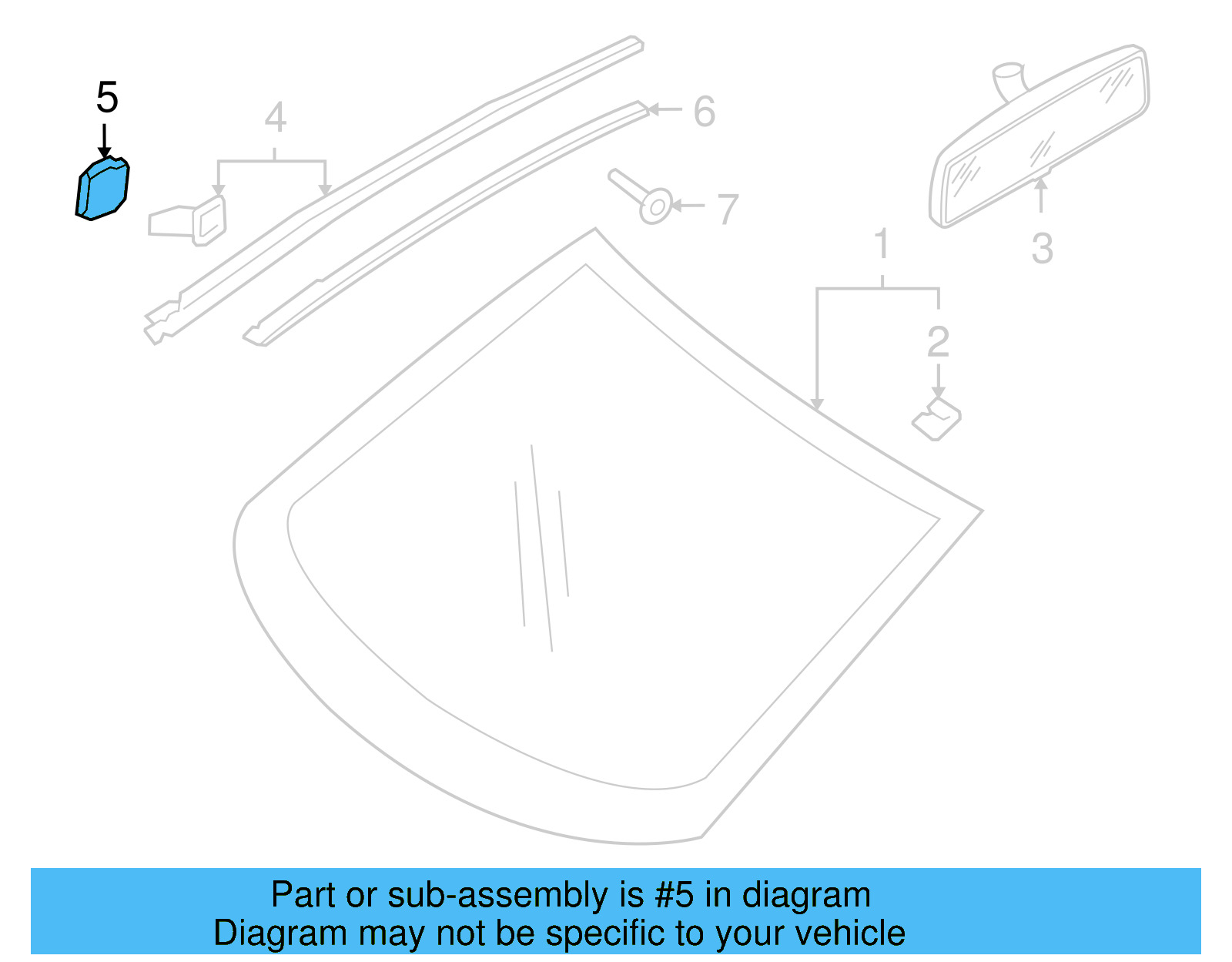 Molding Clip 1K0-853-910-E - View 8