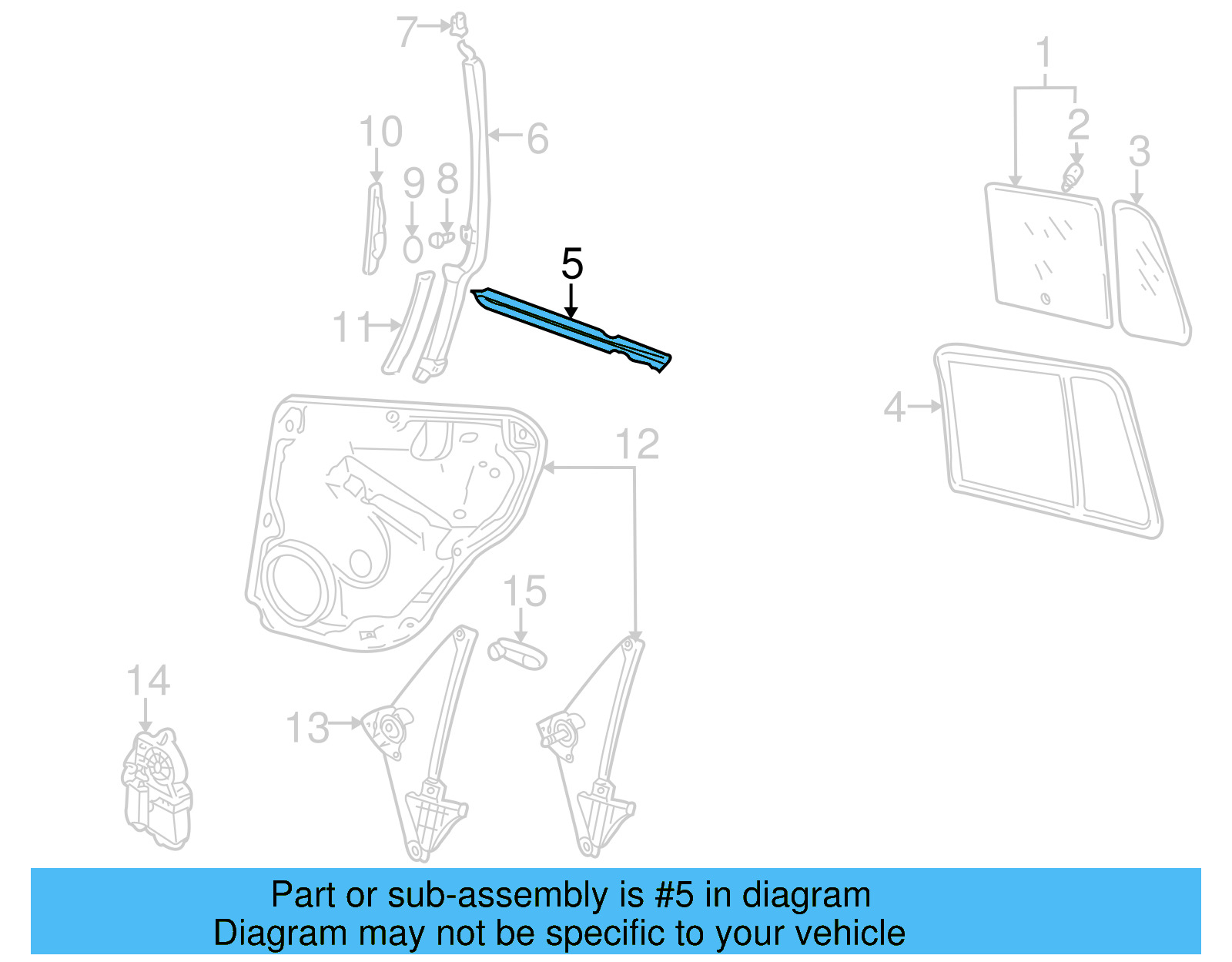 Belt Weather 1J6-839-472-D-B41 - View 4