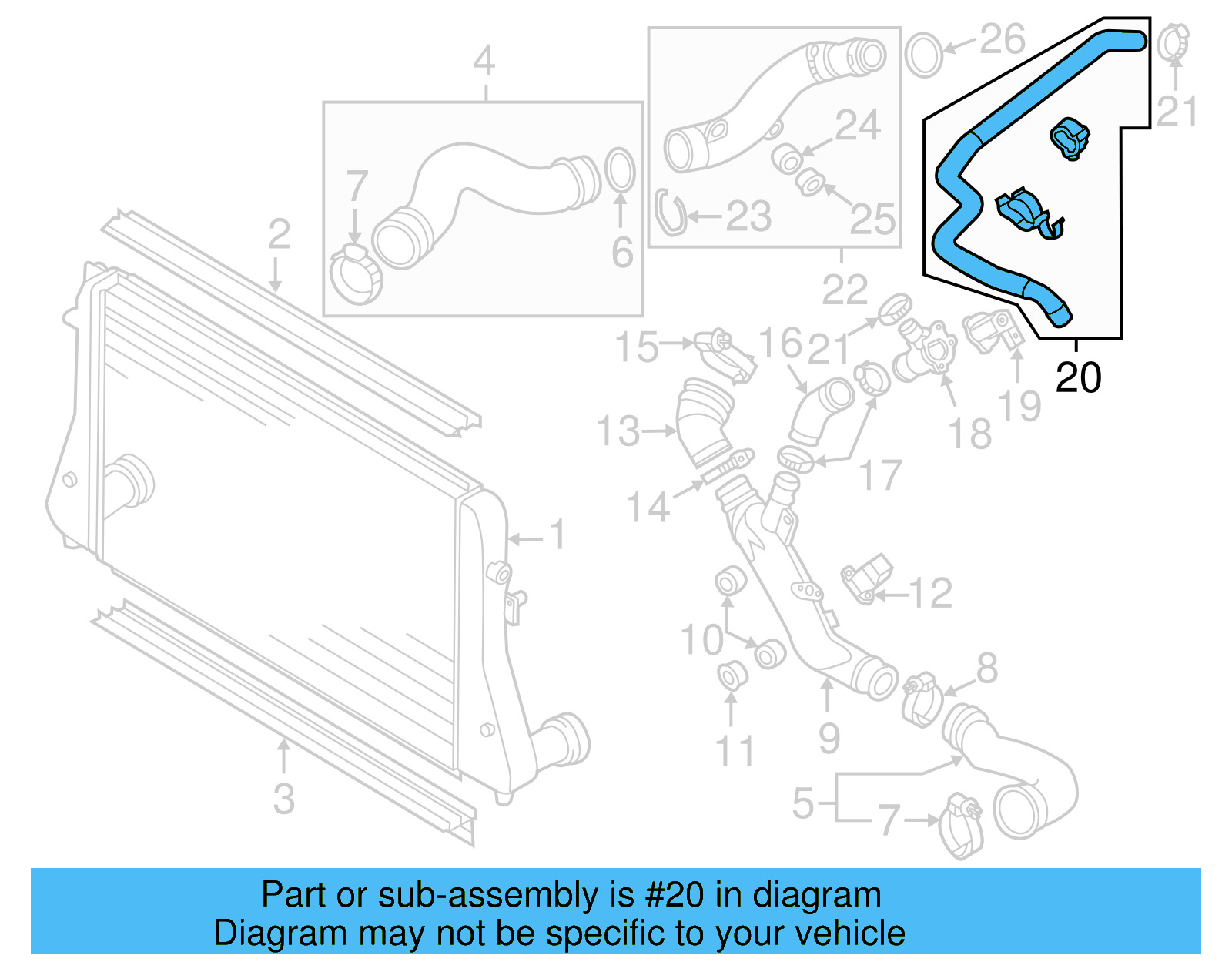Air Pipe 1K0-145-693-B - View 6