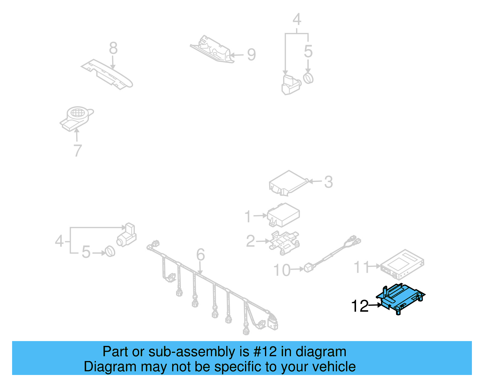 Control Box Bracket 7L6-909-537-B - View 4