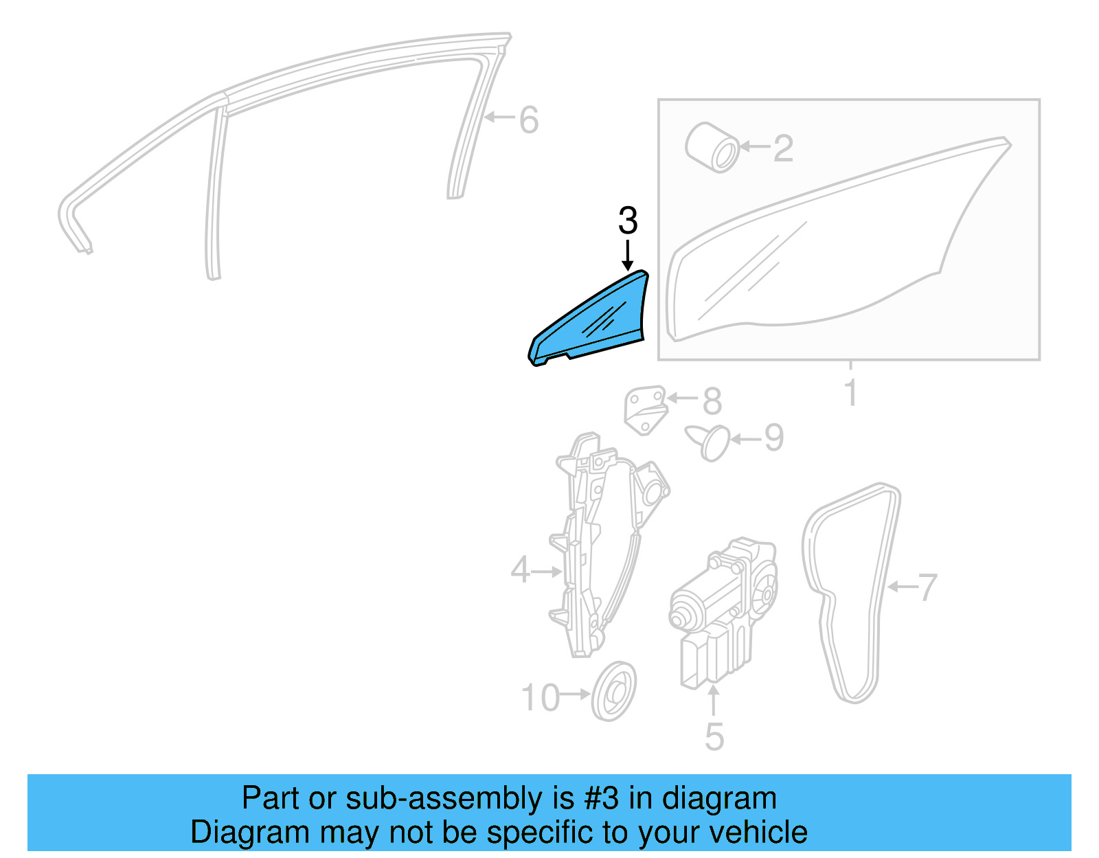 Fixed Glass 5C6-845-214 - View 7