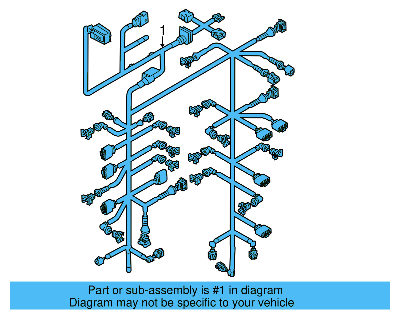 Engine Harness 059-971-610-AK - View 3