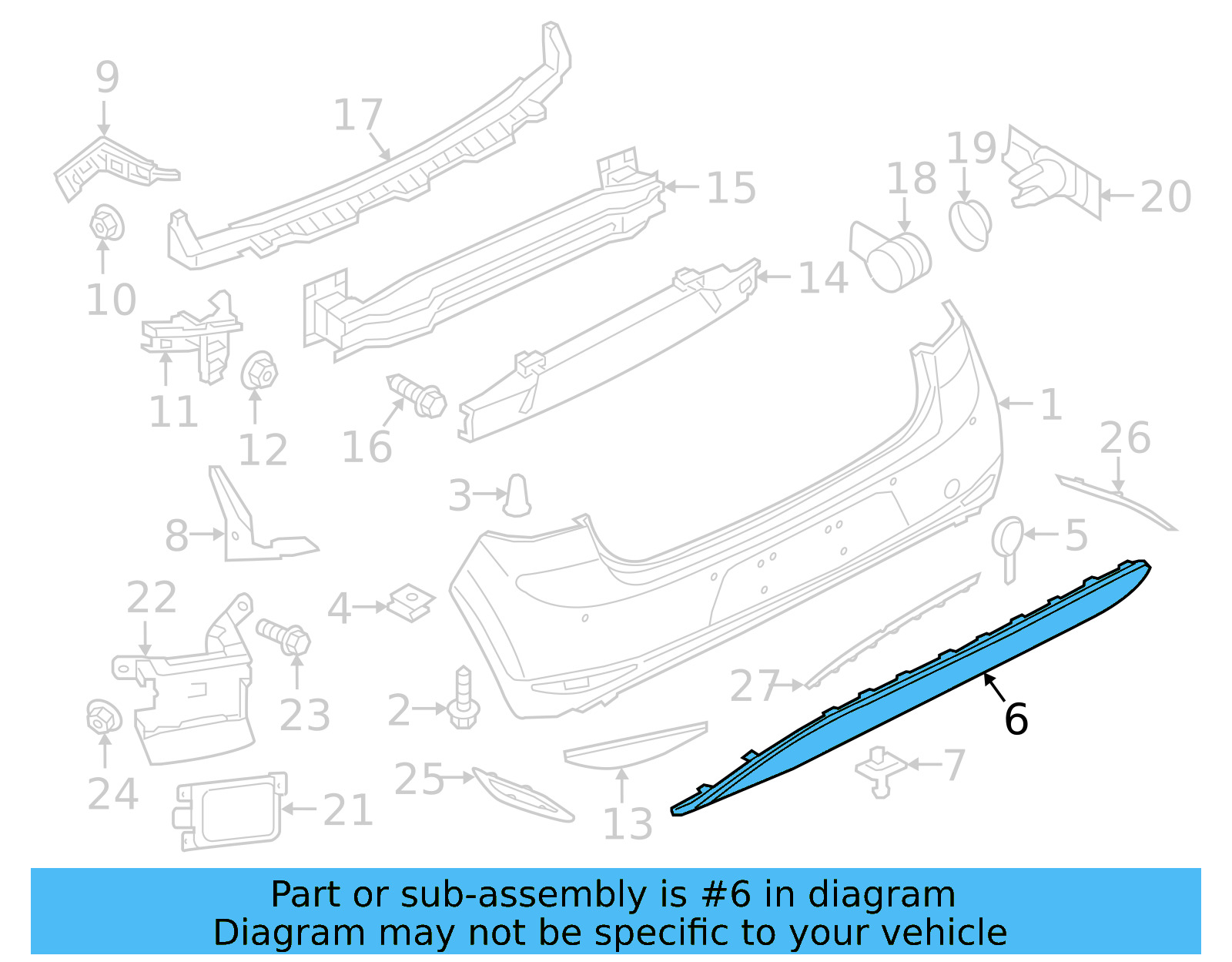 Spoiler 5G6-807-568-N-041 - View 5