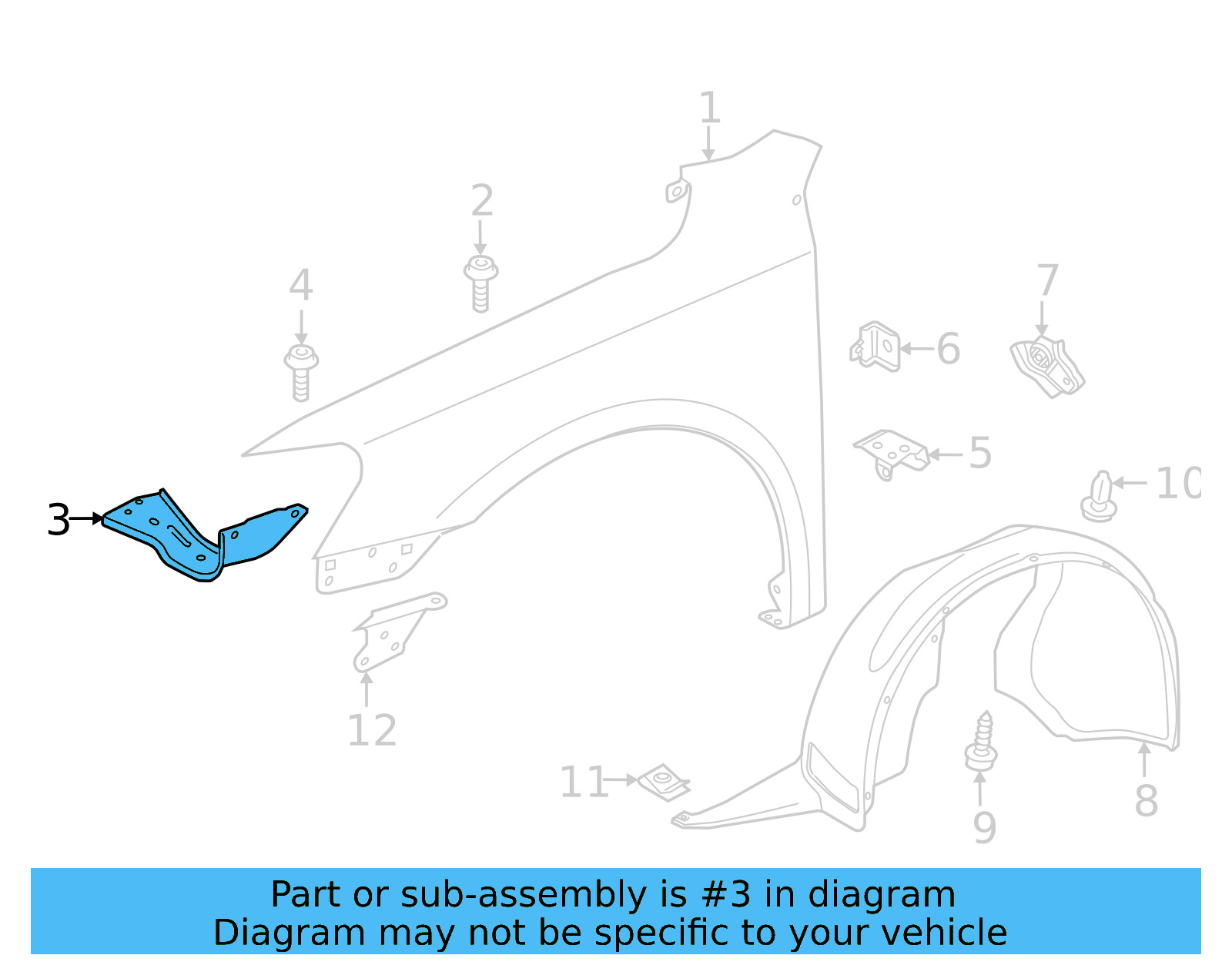 Front Bracket 561-821-136-C - View 4