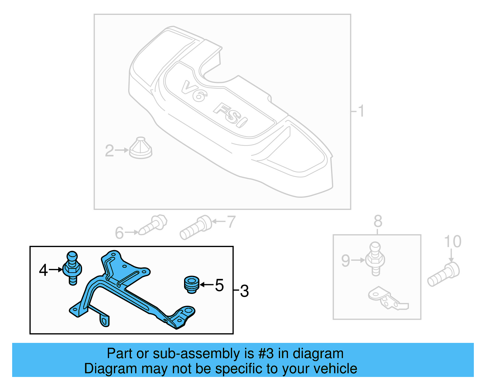 Mount Bracket 03H-103-777-C - View 6