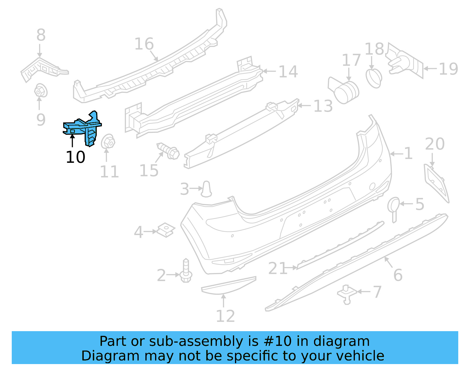 Guide Bracket 5G6-807-393-A - View 5
