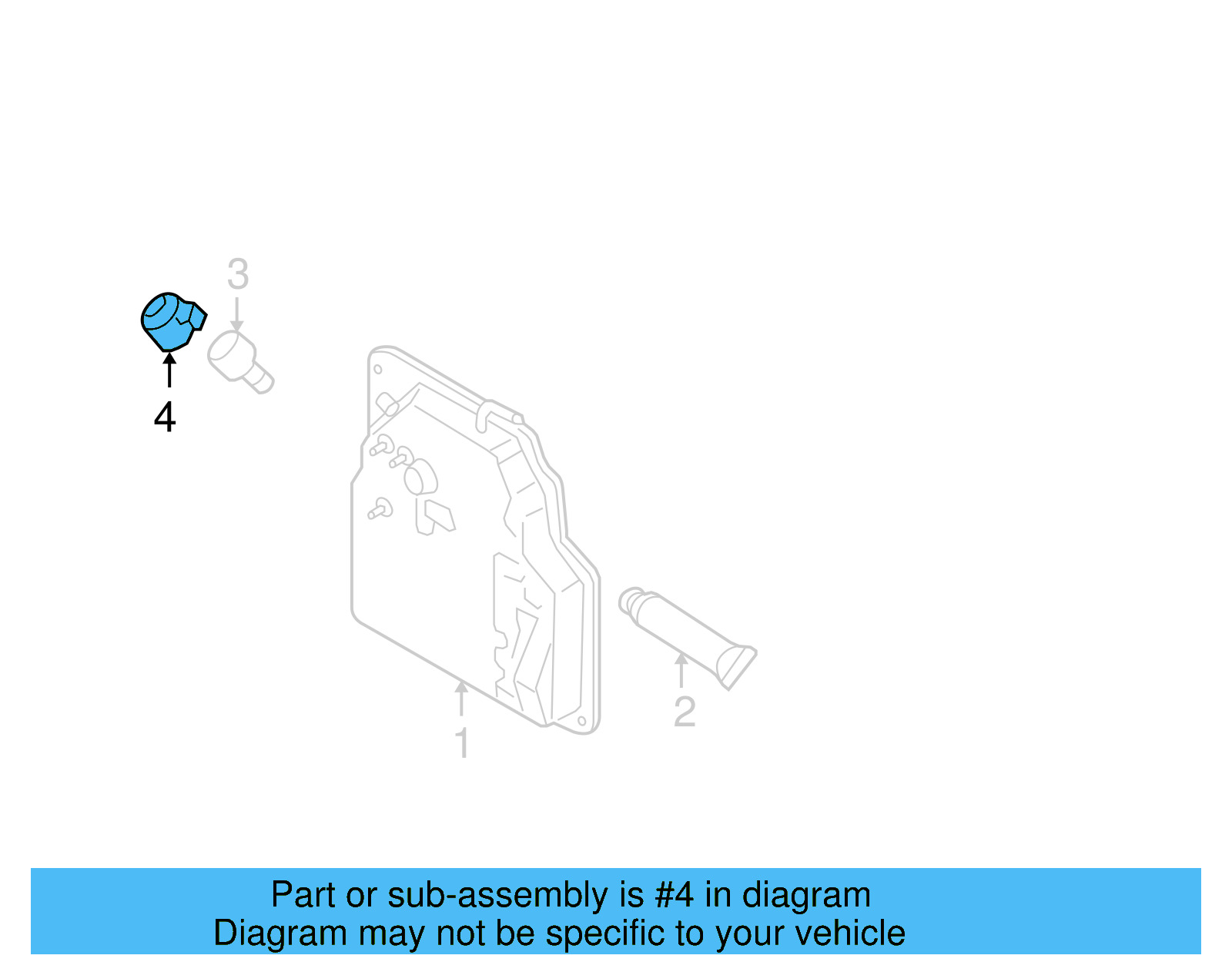 Drain Plug Cap 01M-321-435-B - View 9