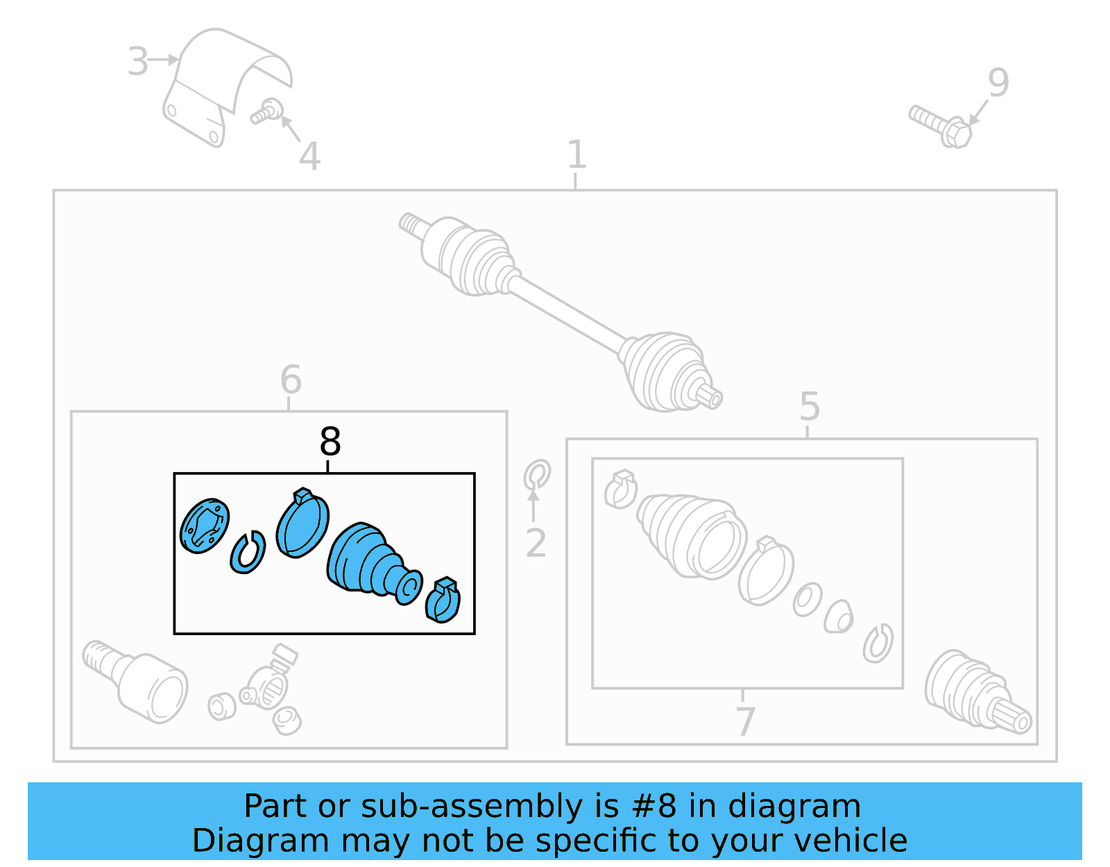 Inner Boot 3Q0-498-201-B - View 4