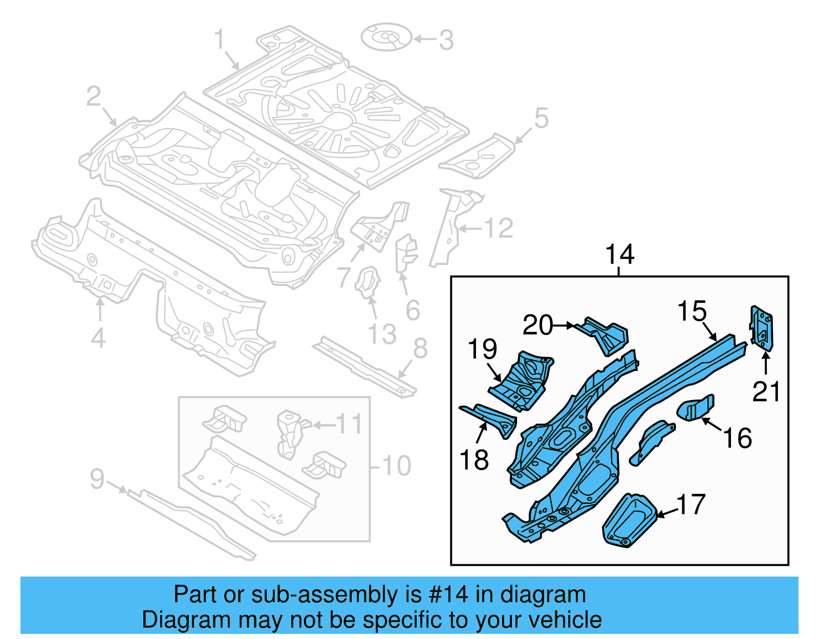 Side Member Assembly 5QE-803-501-B