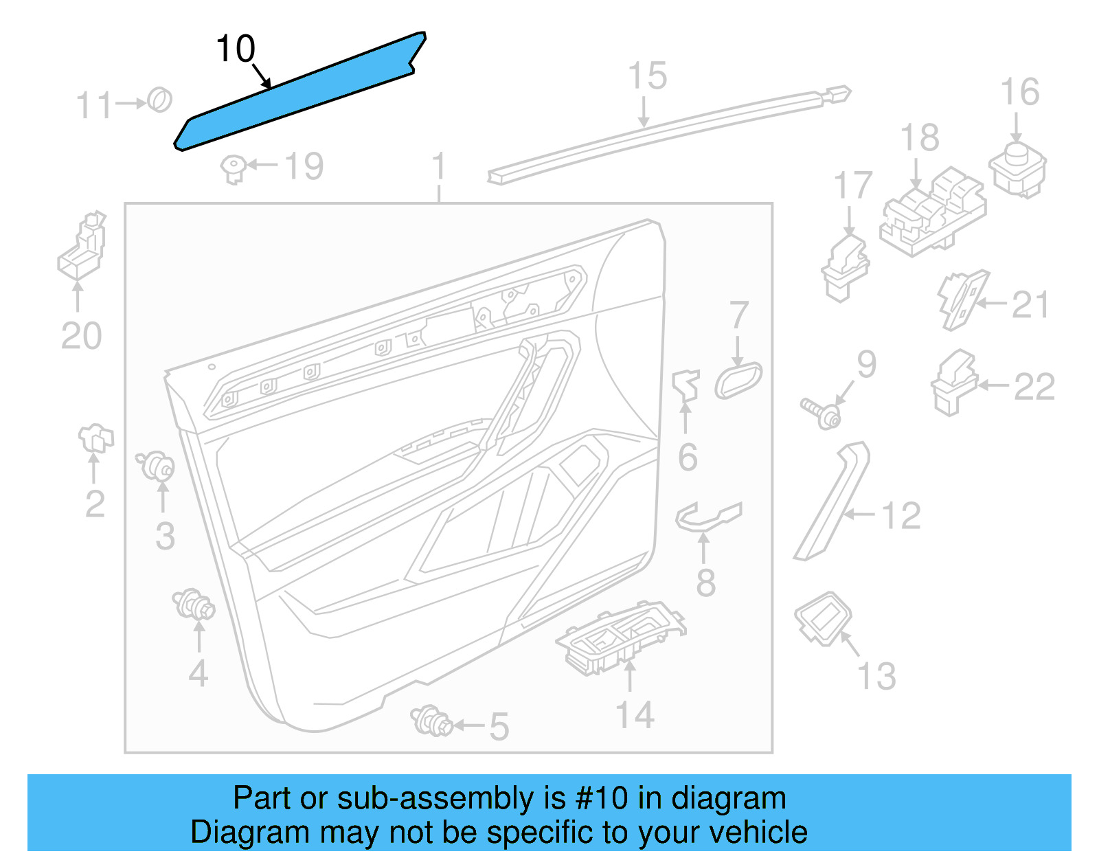 Trim 5NN-867-062-A-RP9 - View 2