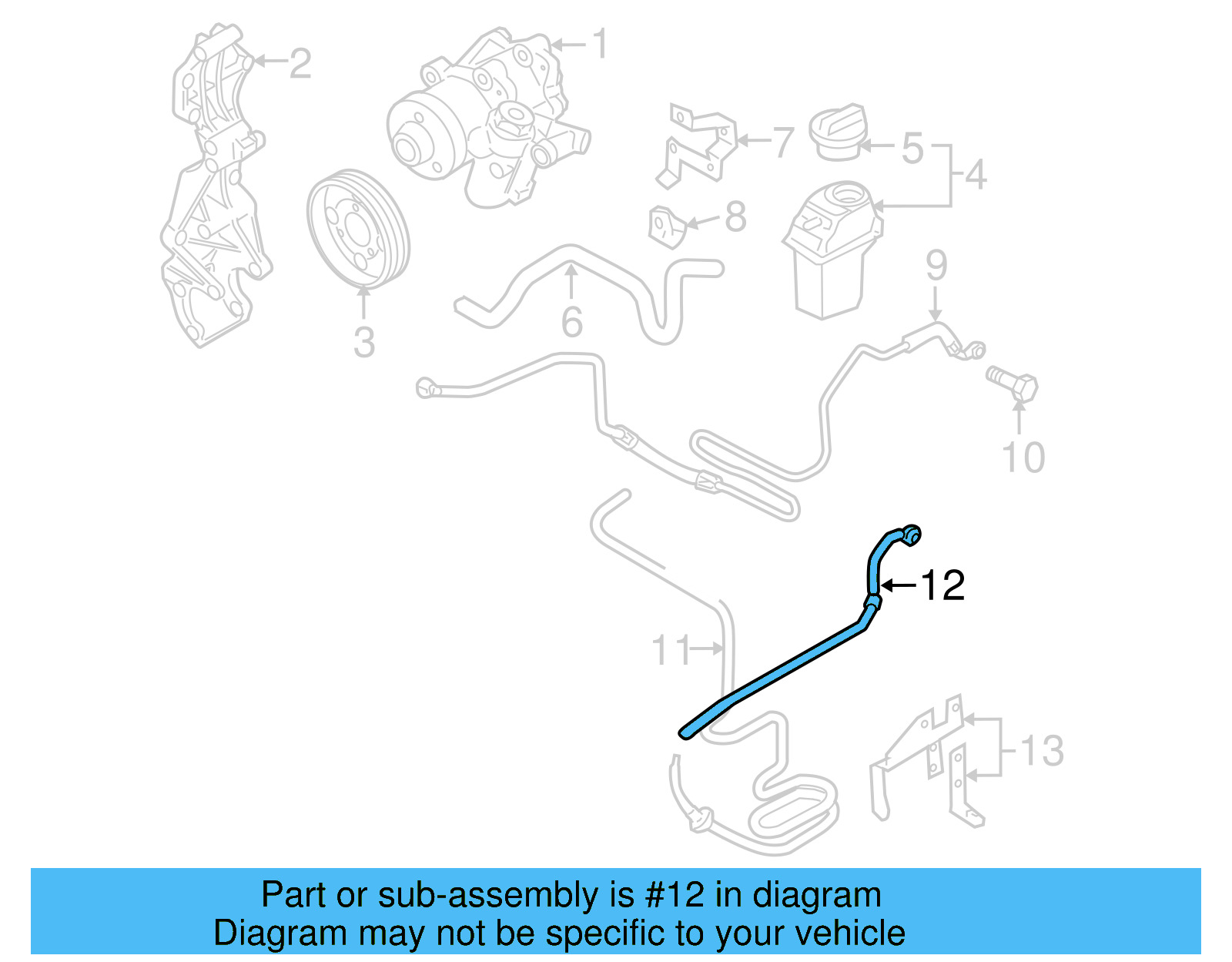 Return Pipe 1C0-422-891-L - View 10